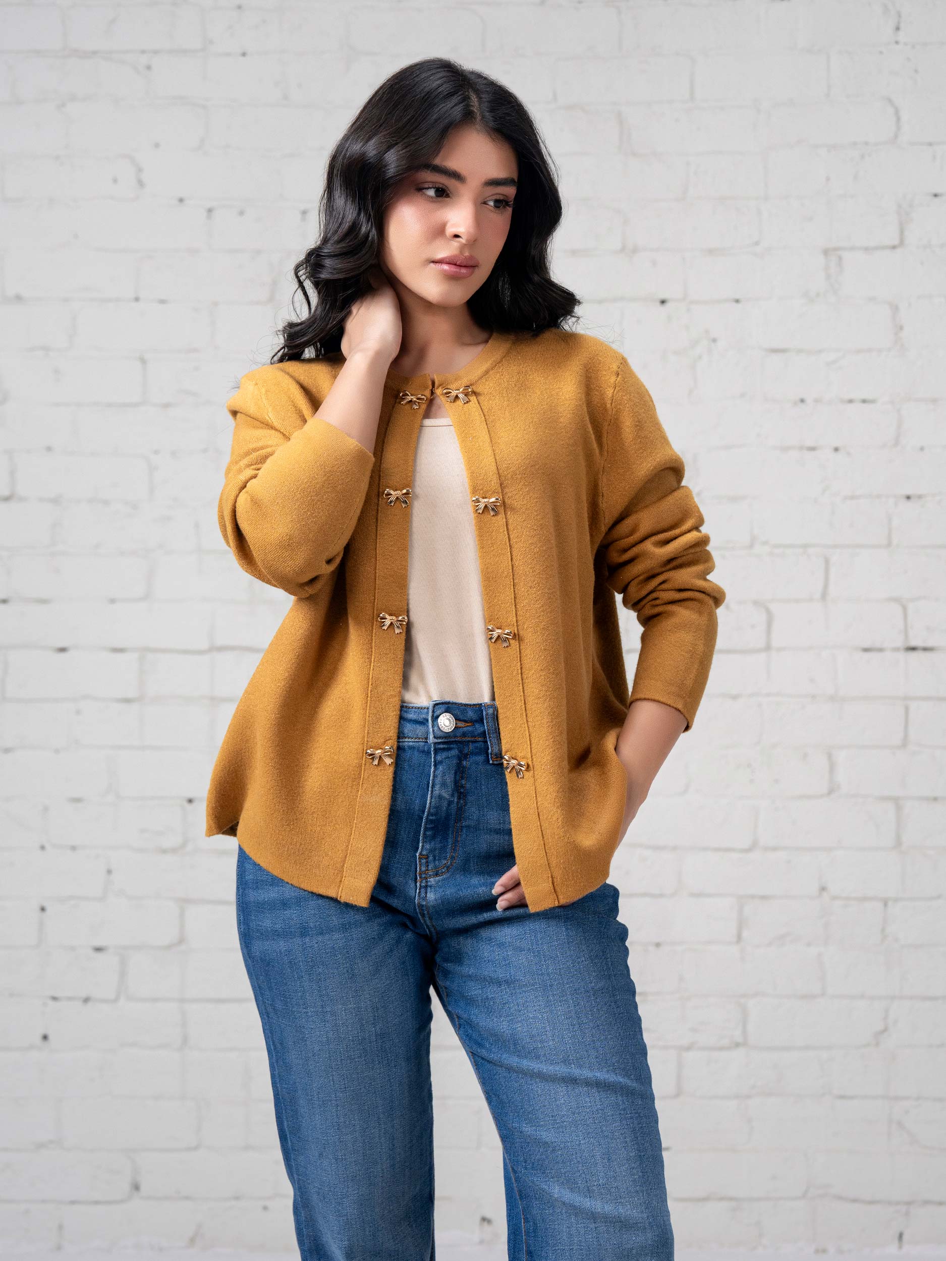 Woolen Blend Cardigan - Image 5
