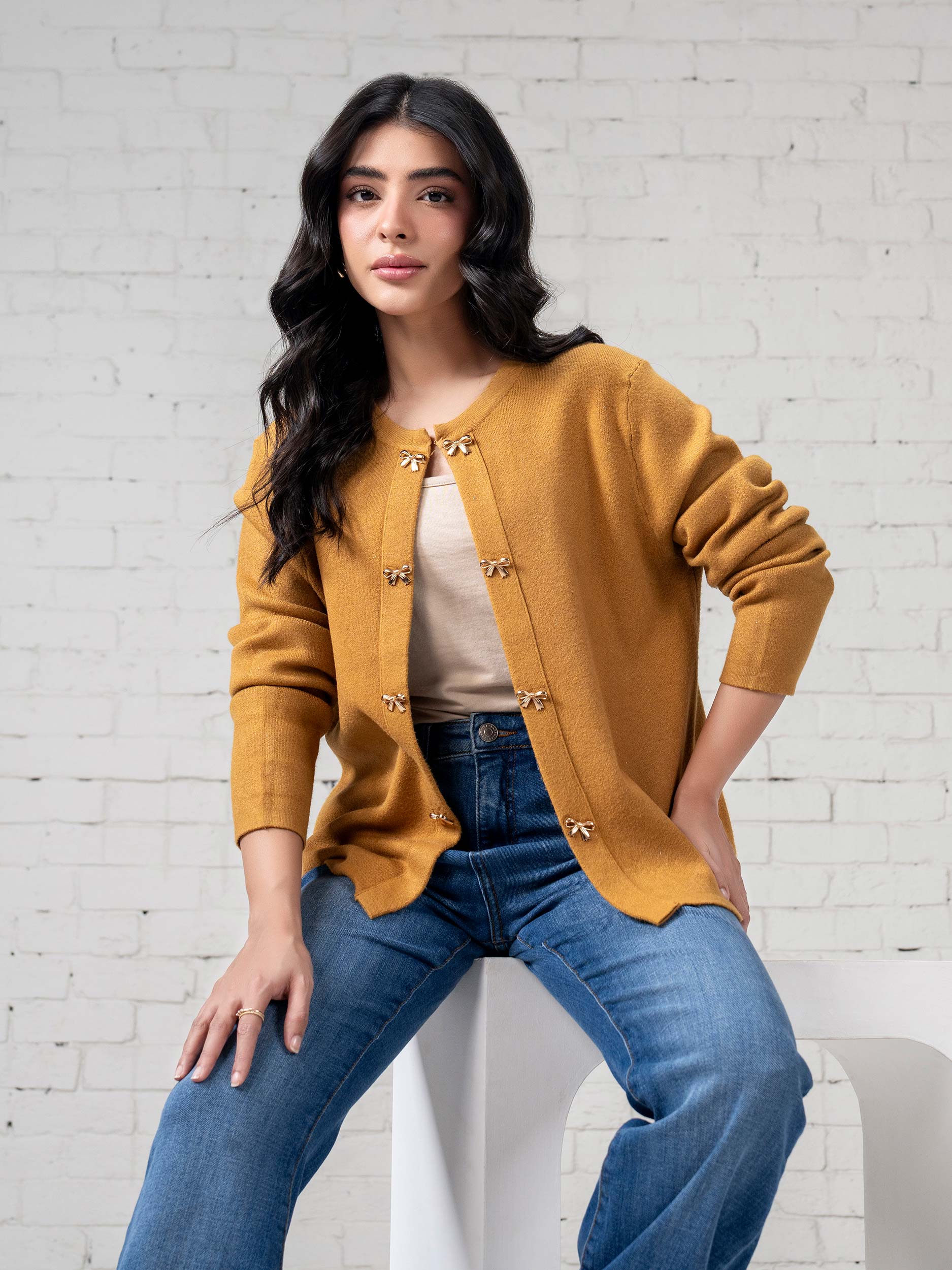Woolen Blend Cardigan - Image 6