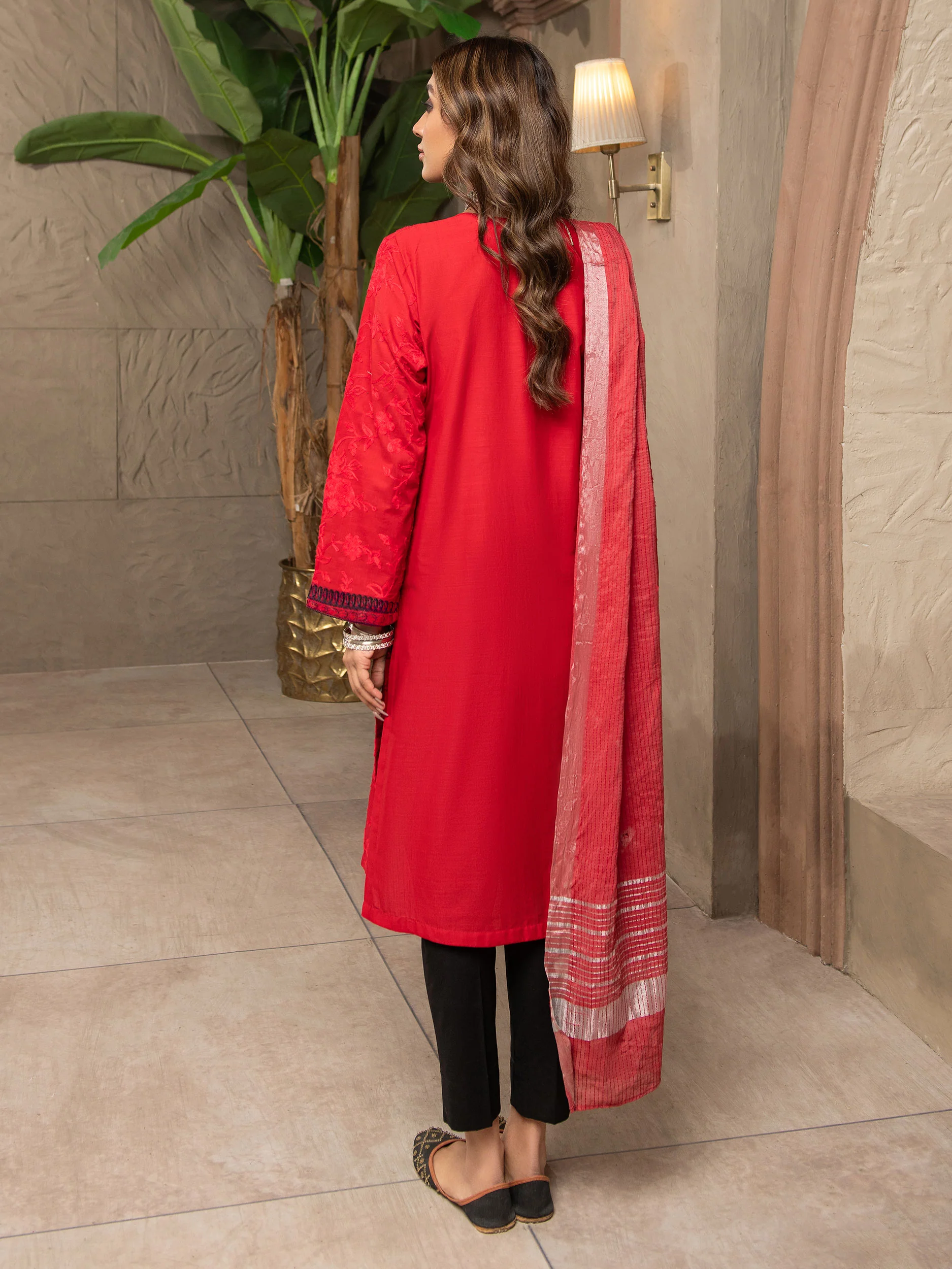 2 Piece Lawn Suit-Embroidered (Unstitched) - Image 3