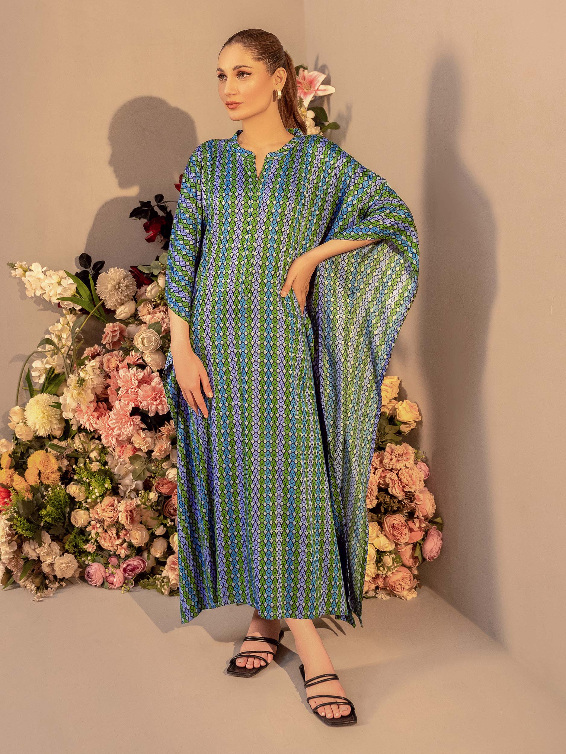 Linen Shirt-Printed (Unstitched) - Image 4