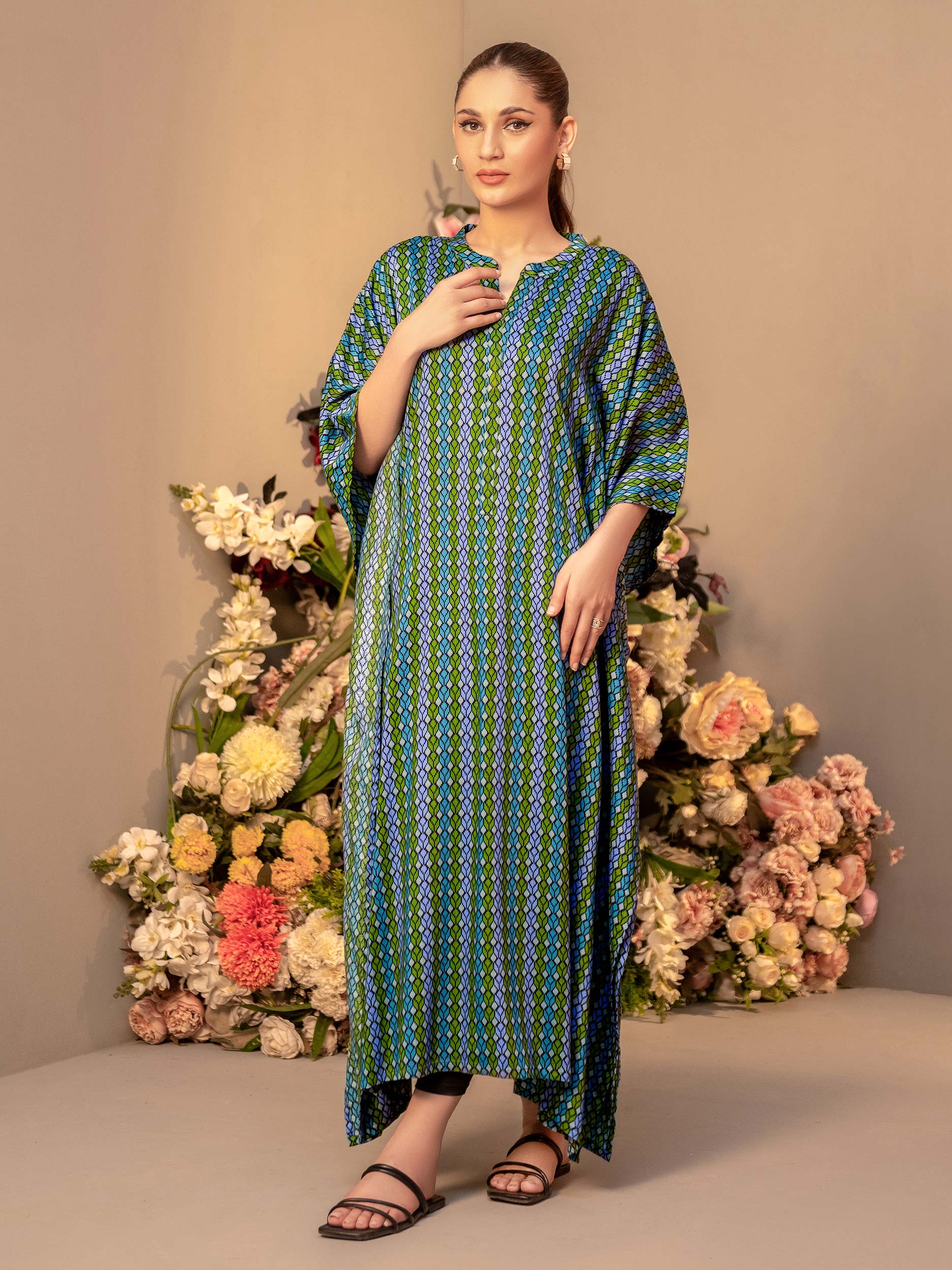 Linen Shirt-Printed (Unstitched) - Image 5