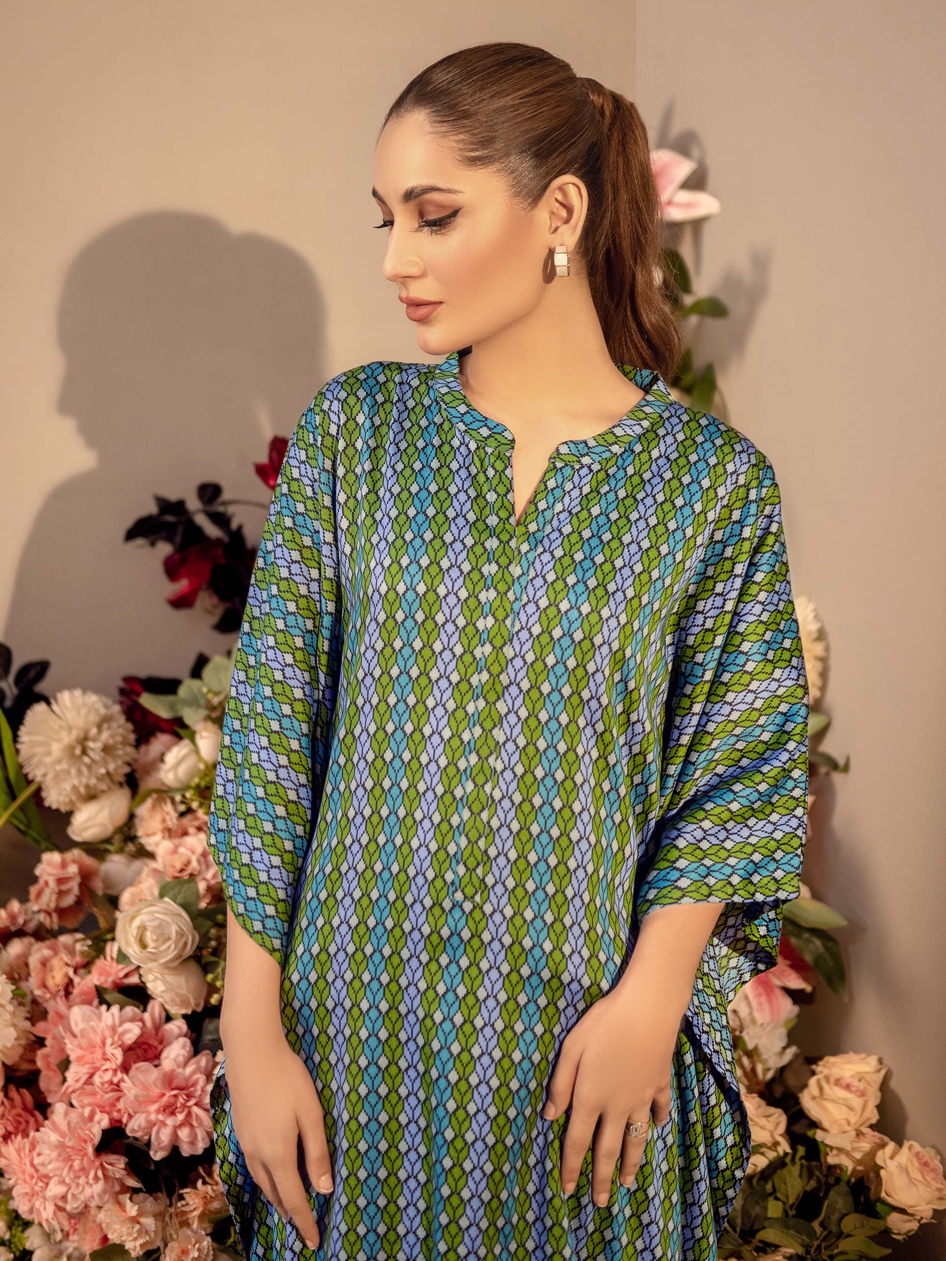 Linen Shirt-Printed (Unstitched) - Image 6