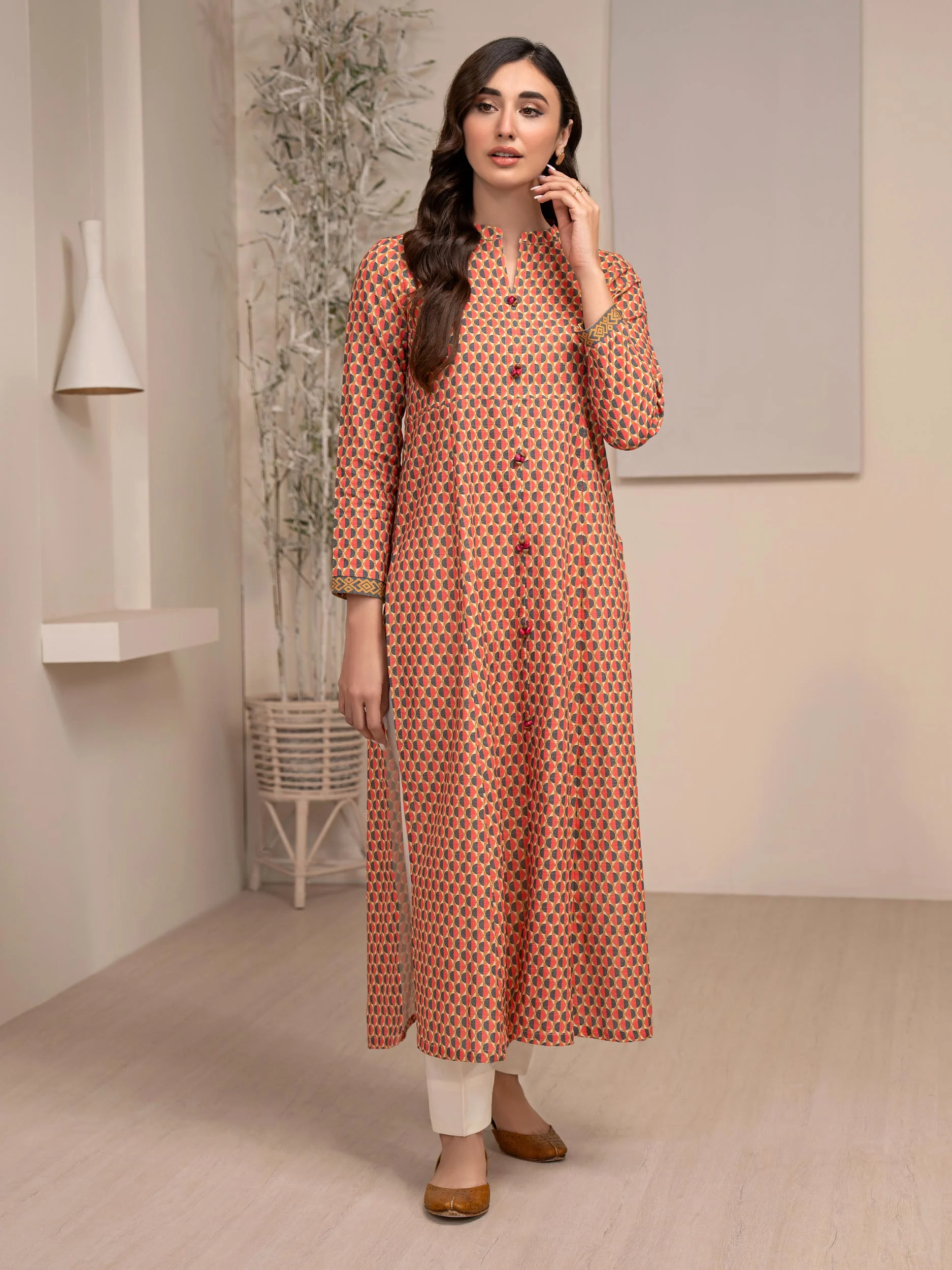 Khaddar Shirt-Printed (Unstitched) - Image 2