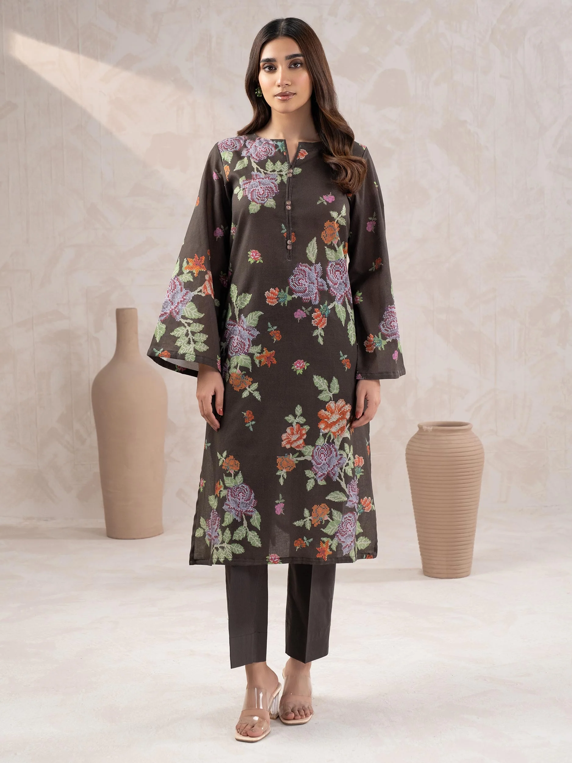 Khaddar Shirt-Printed (Unstitched) - Image 2