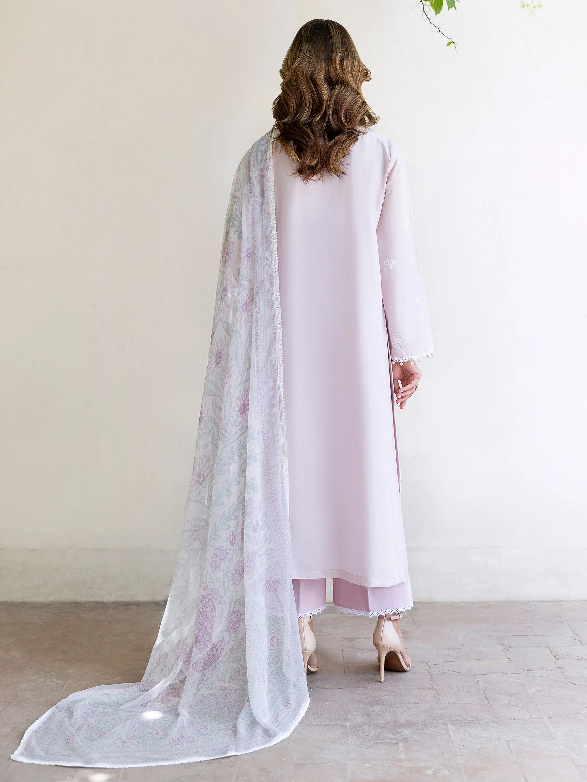 3 Piece Lawn Suit-Embroidered (Unstitched) - Image 3