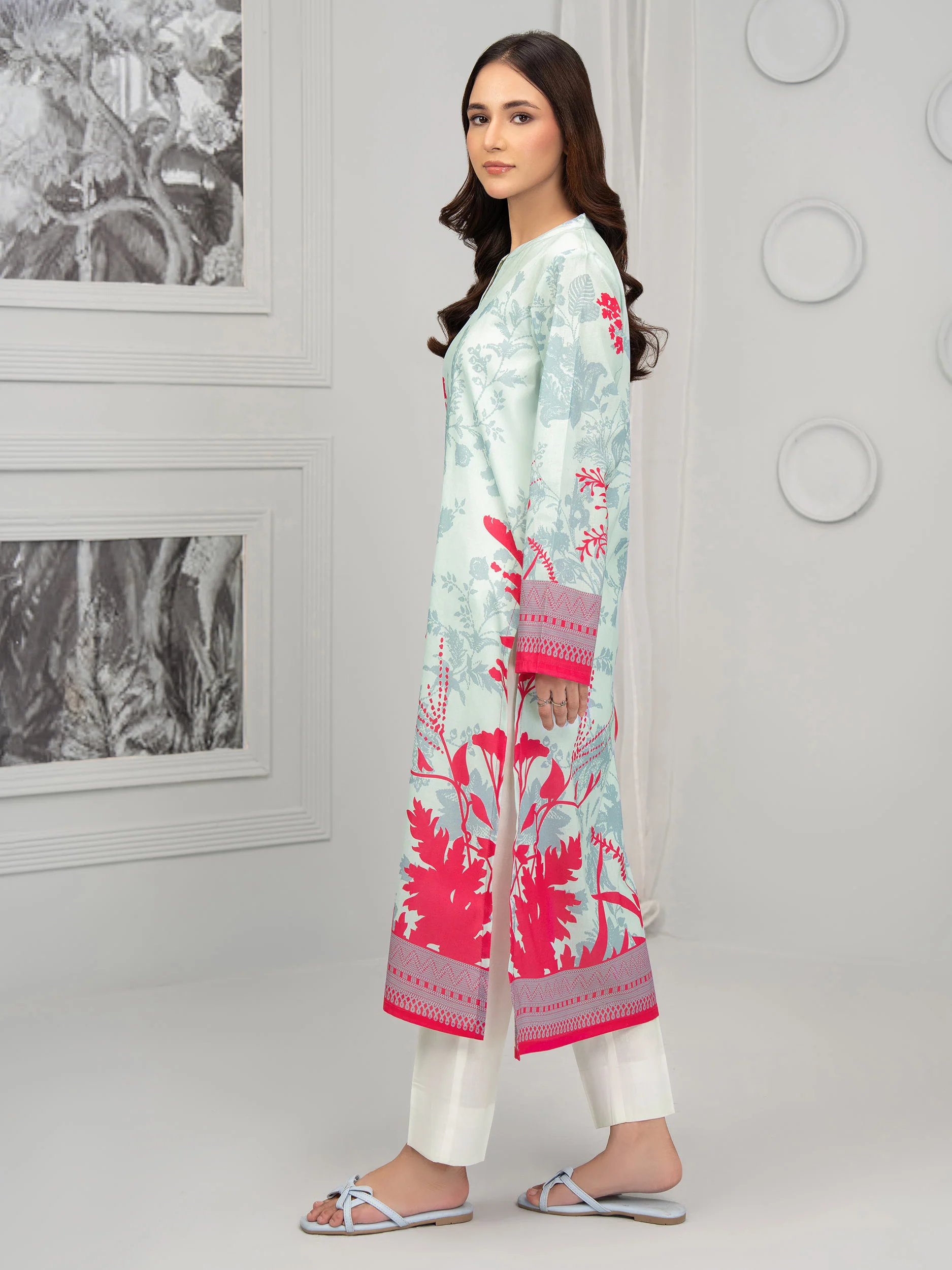 Khaddar Shirt-Printed (Unstitched) - Image 3