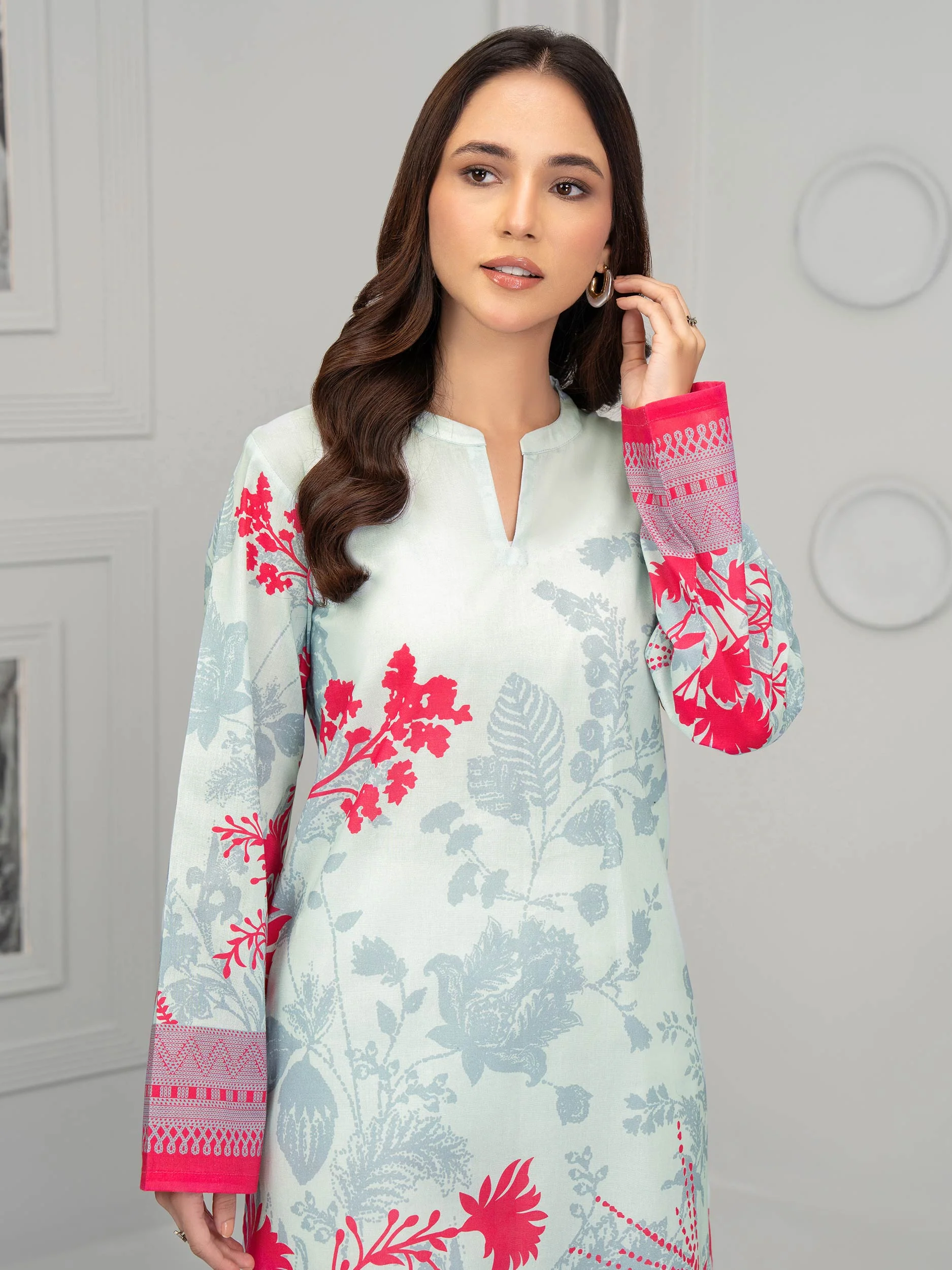 Khaddar Shirt-Printed (Unstitched) - Image 4