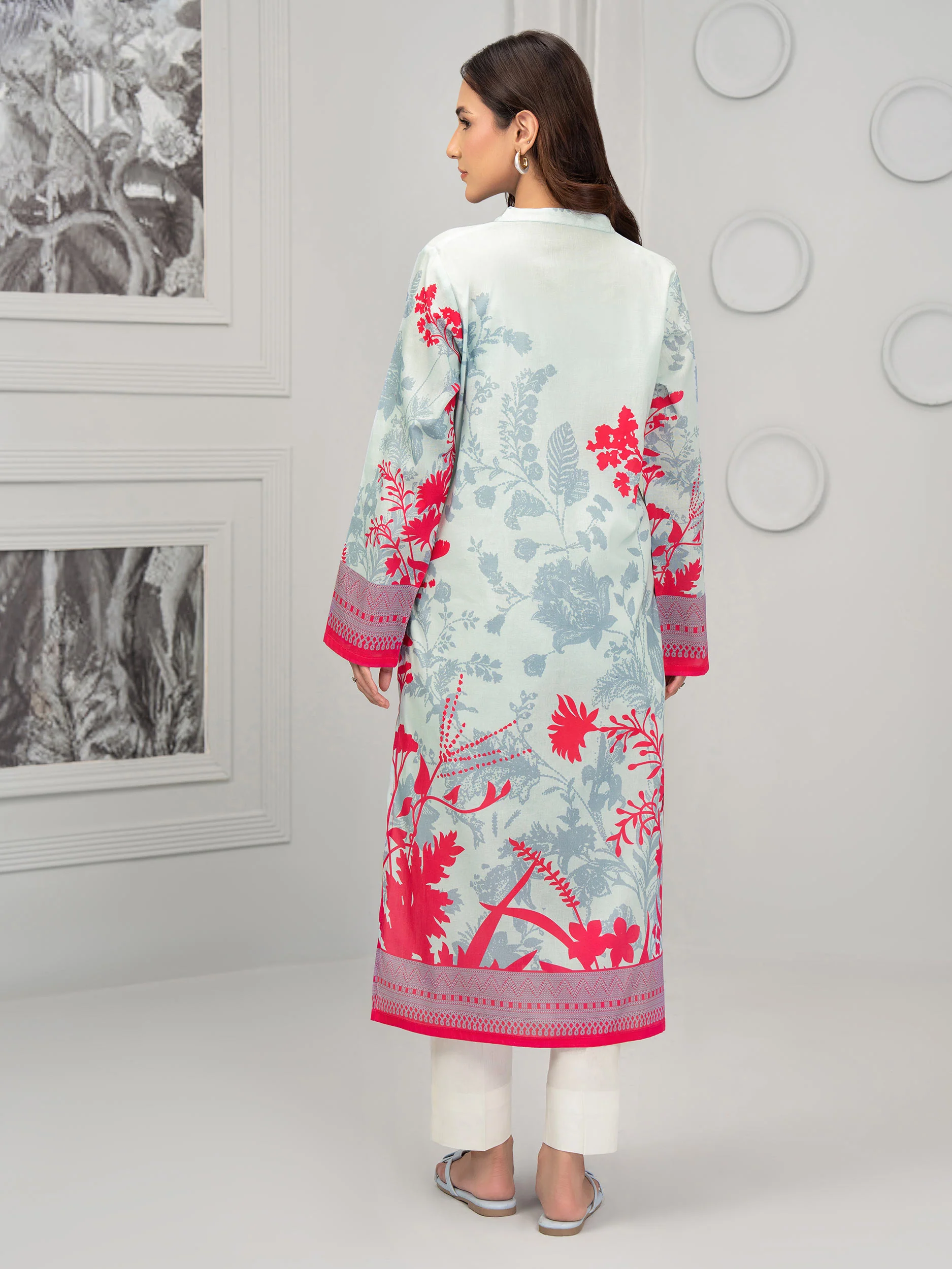 Khaddar Shirt-Printed (Unstitched) - Image 6