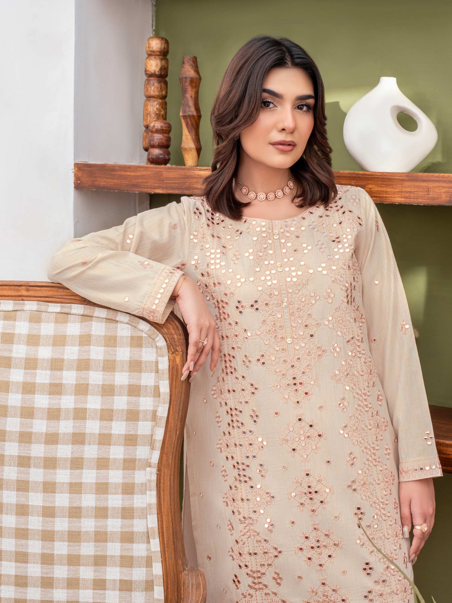 2 Piece Lawn Suit-Embroidered (Unstitched) - Image 4
