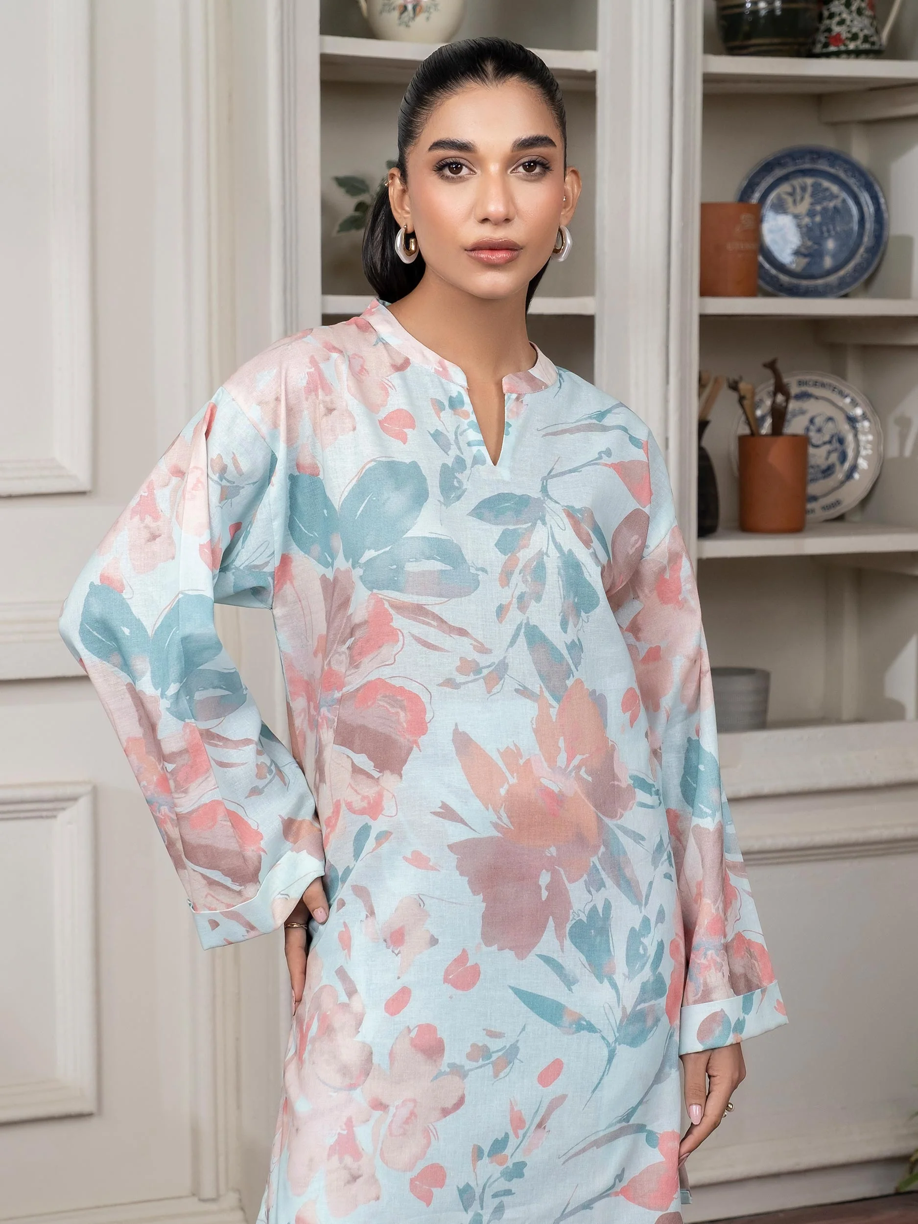 Khaddar Shirt-Printed (Unstitched) - Image 2