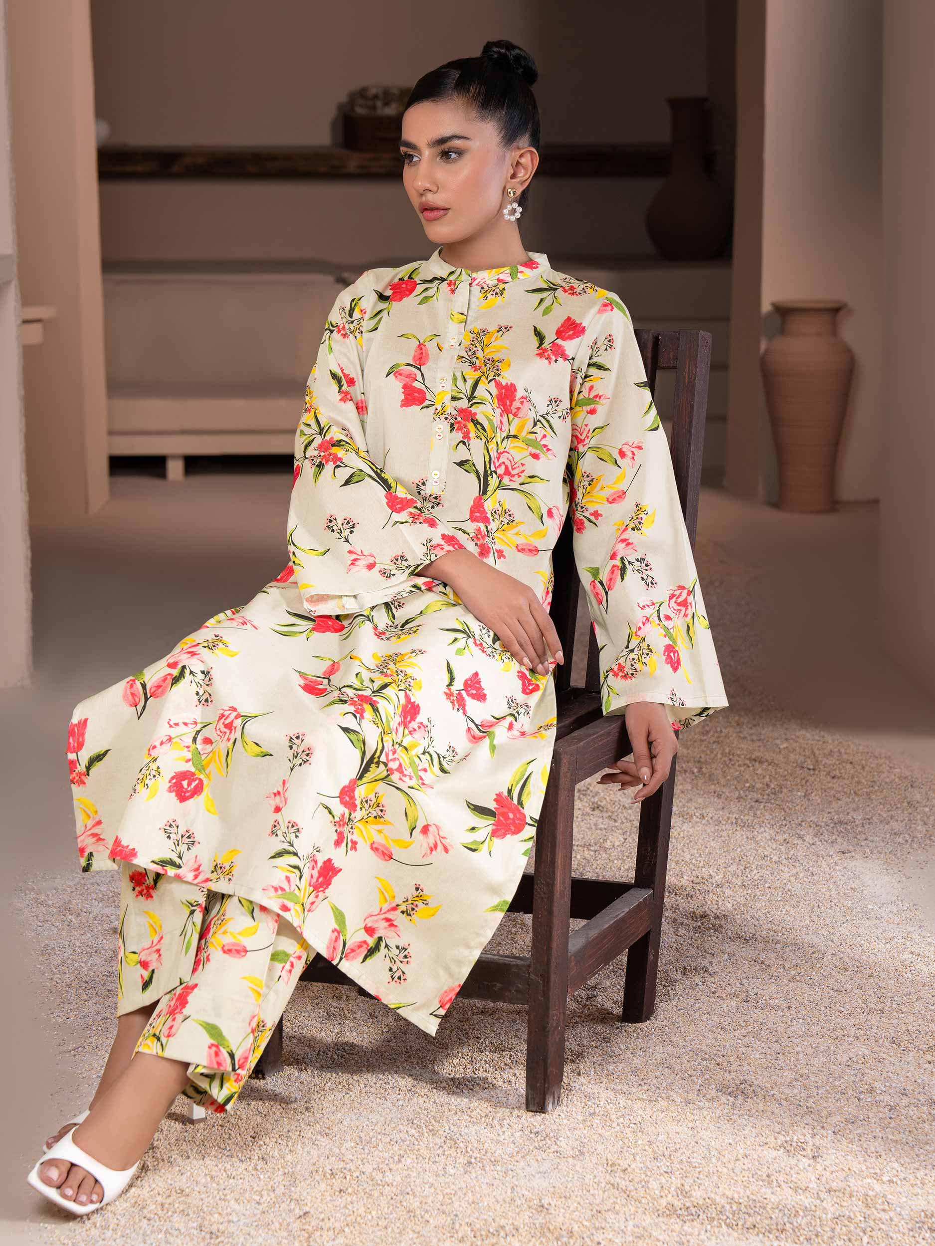 Khaddar Shirt-Printed (Unstitched) - Image 3
