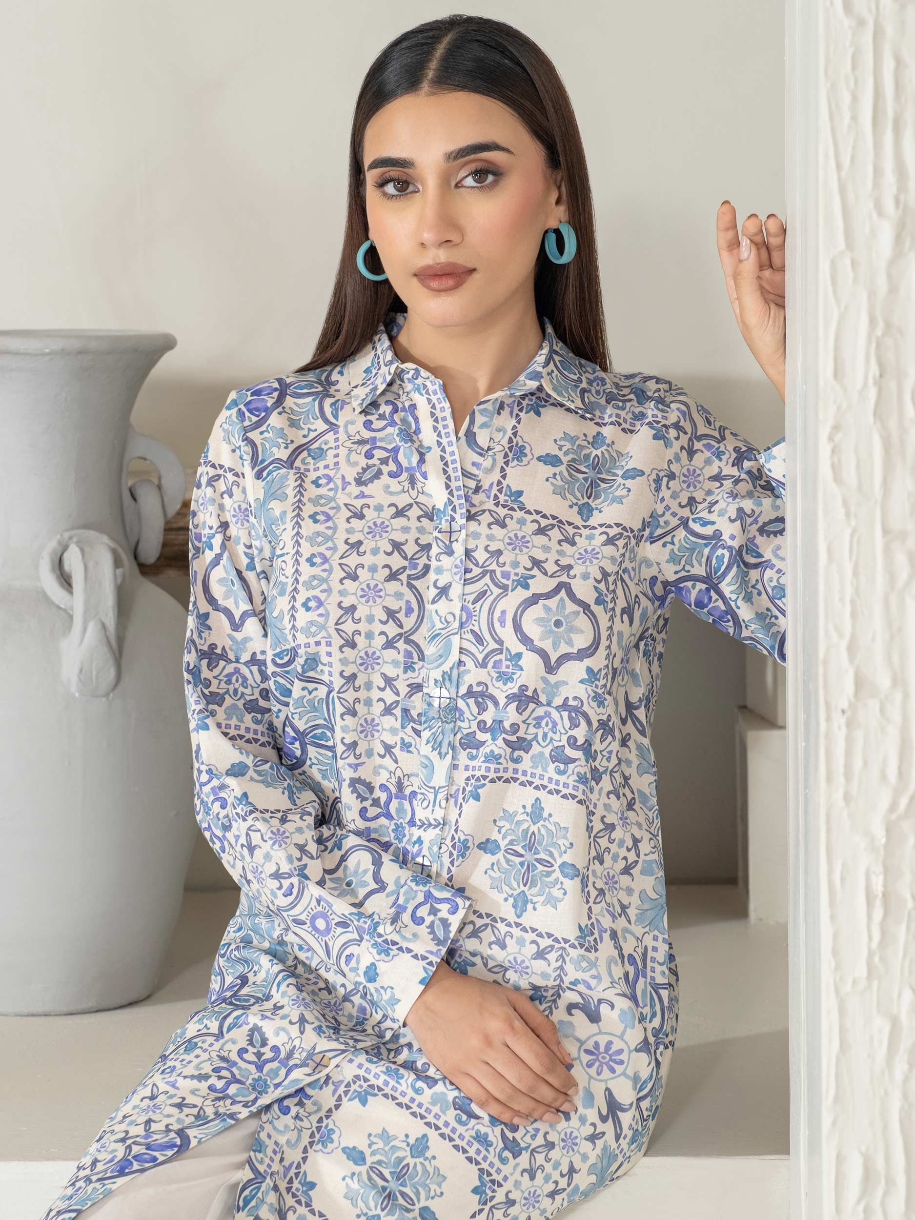 Khaddar Shirt-Printed (Unstitched) - Image 2