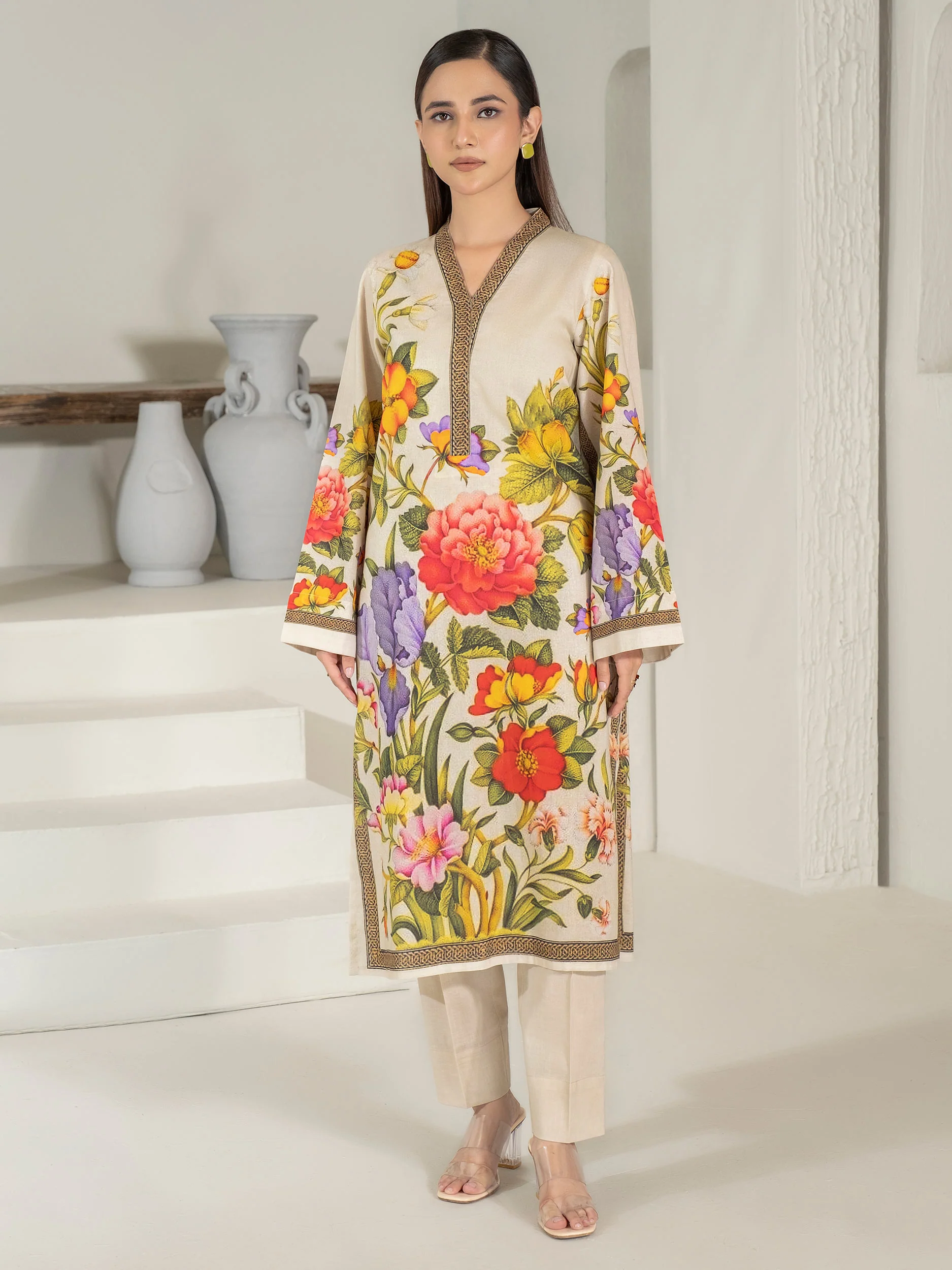Khaddar Shirt-Printed (Unstitched) - Image 3