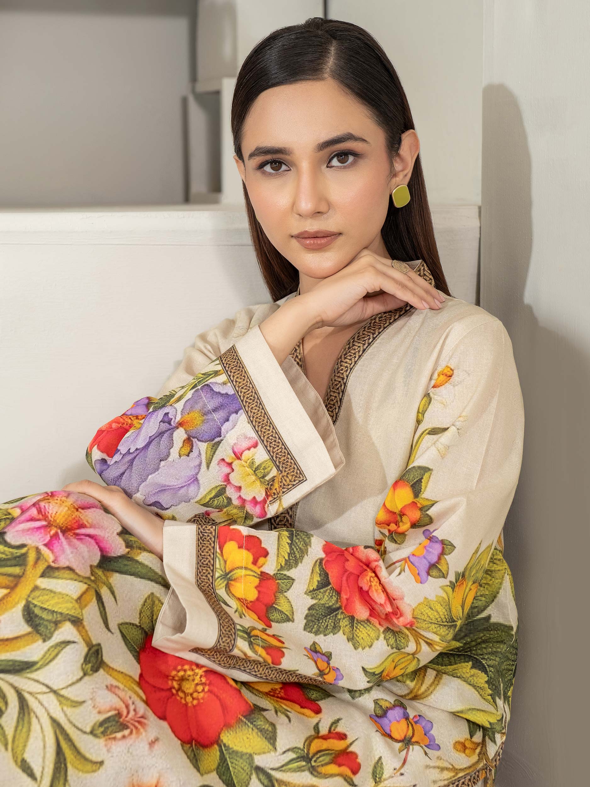 Khaddar Shirt-Printed (Unstitched) - Image 4