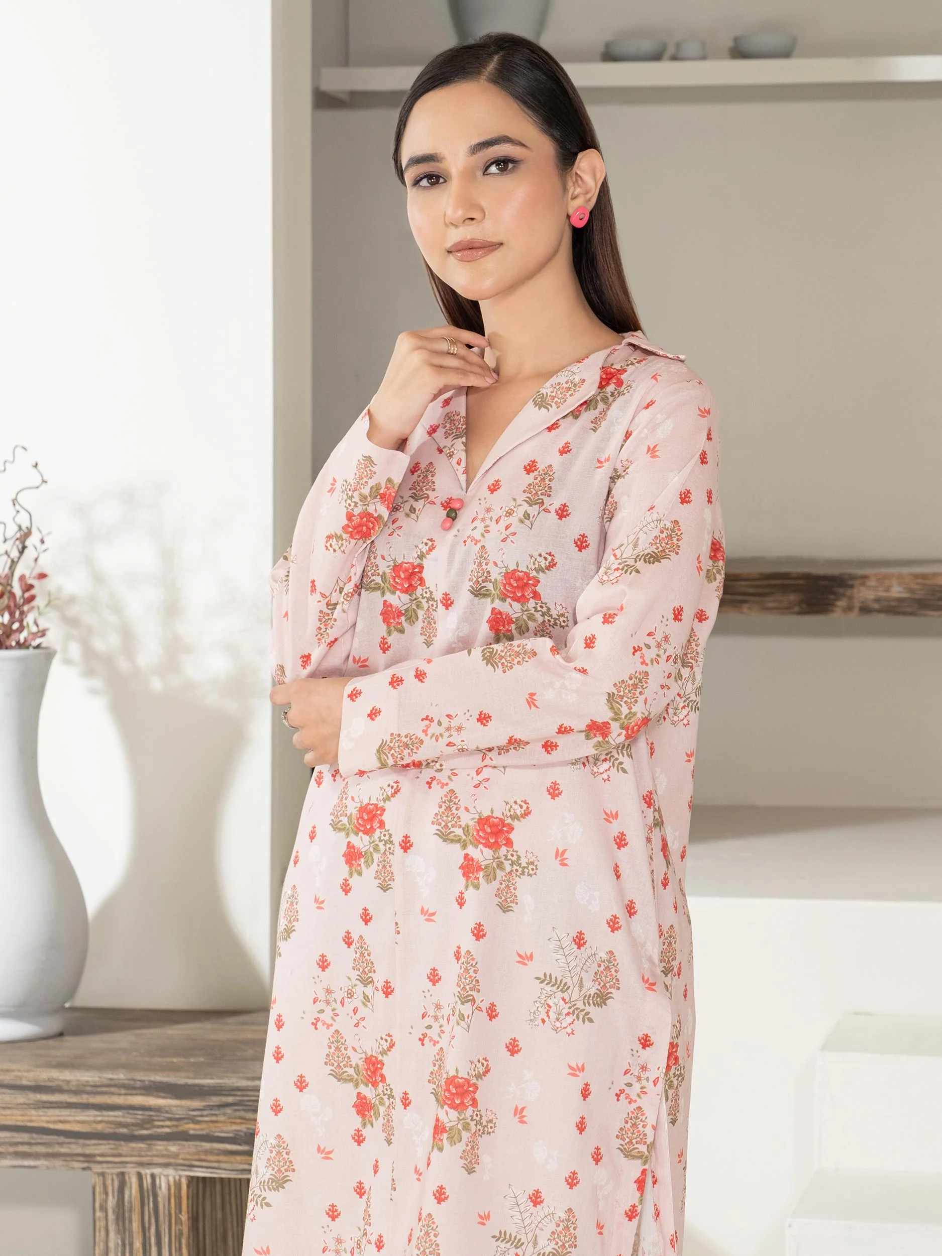 Khaddar Shirt-Printed (Unstitched) - Image 3