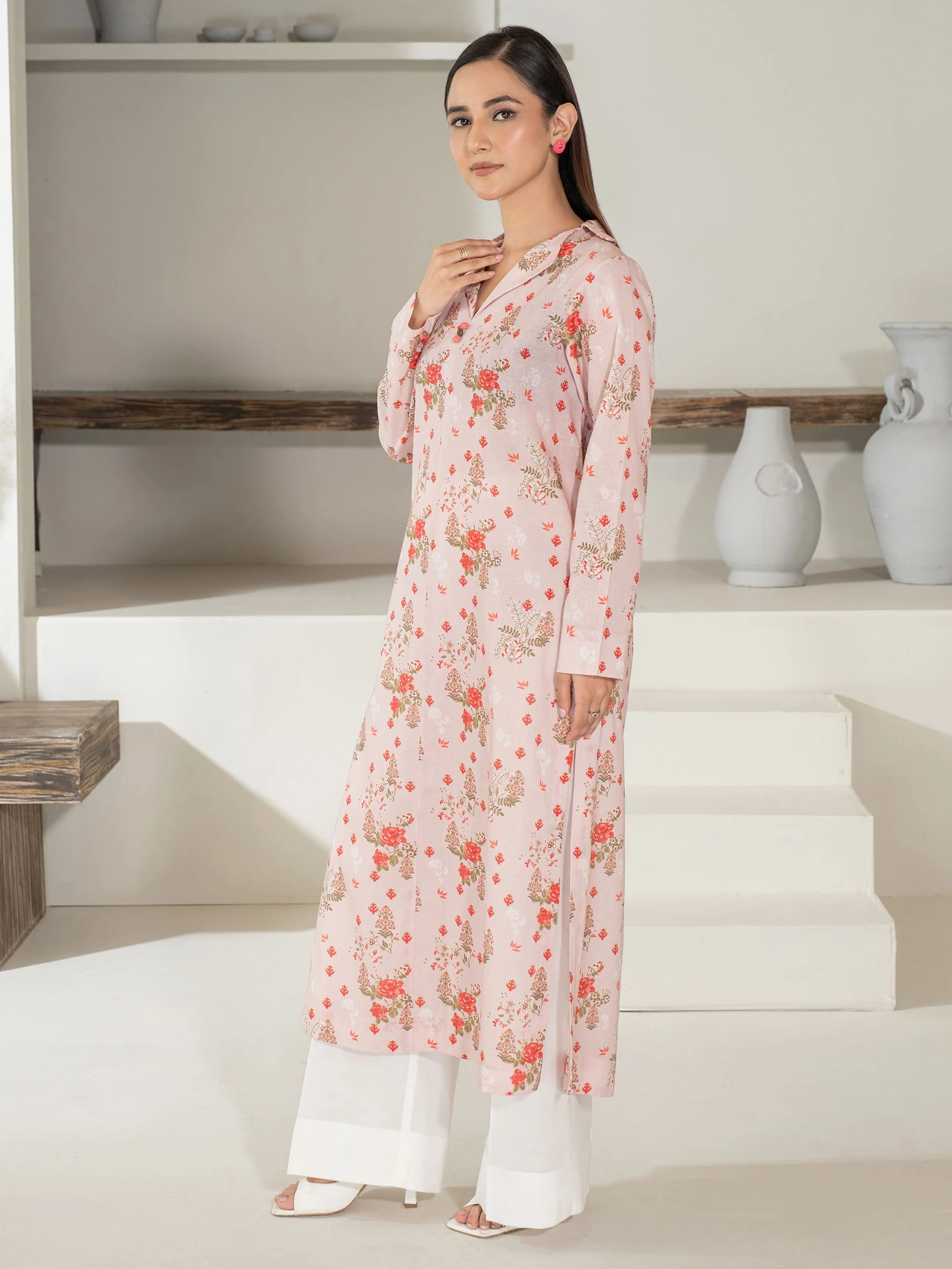 Khaddar Shirt-Printed (Unstitched) - Image 4