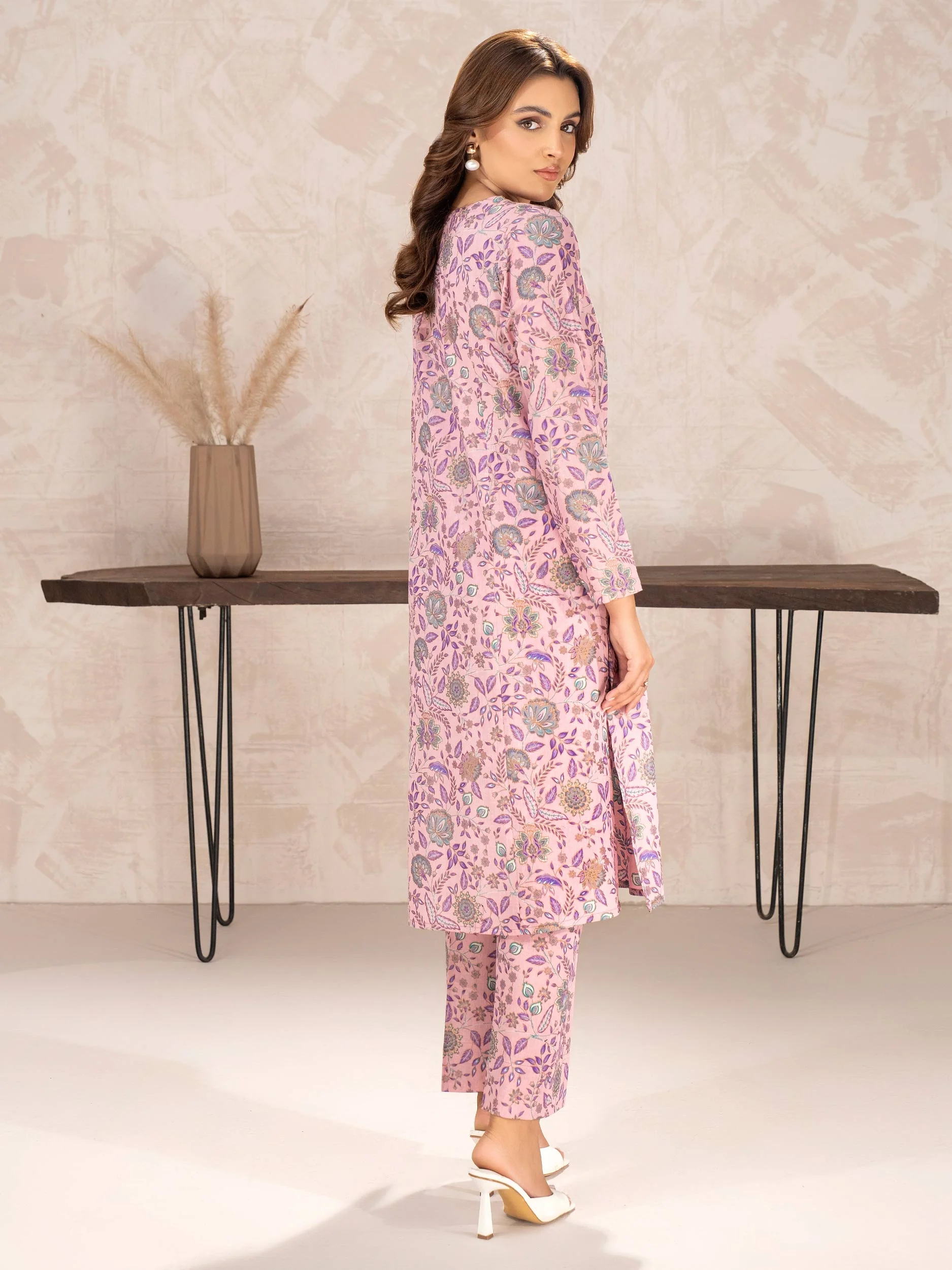 Khaddar Shirt-Paste Print (Unstitched) - Image 5
