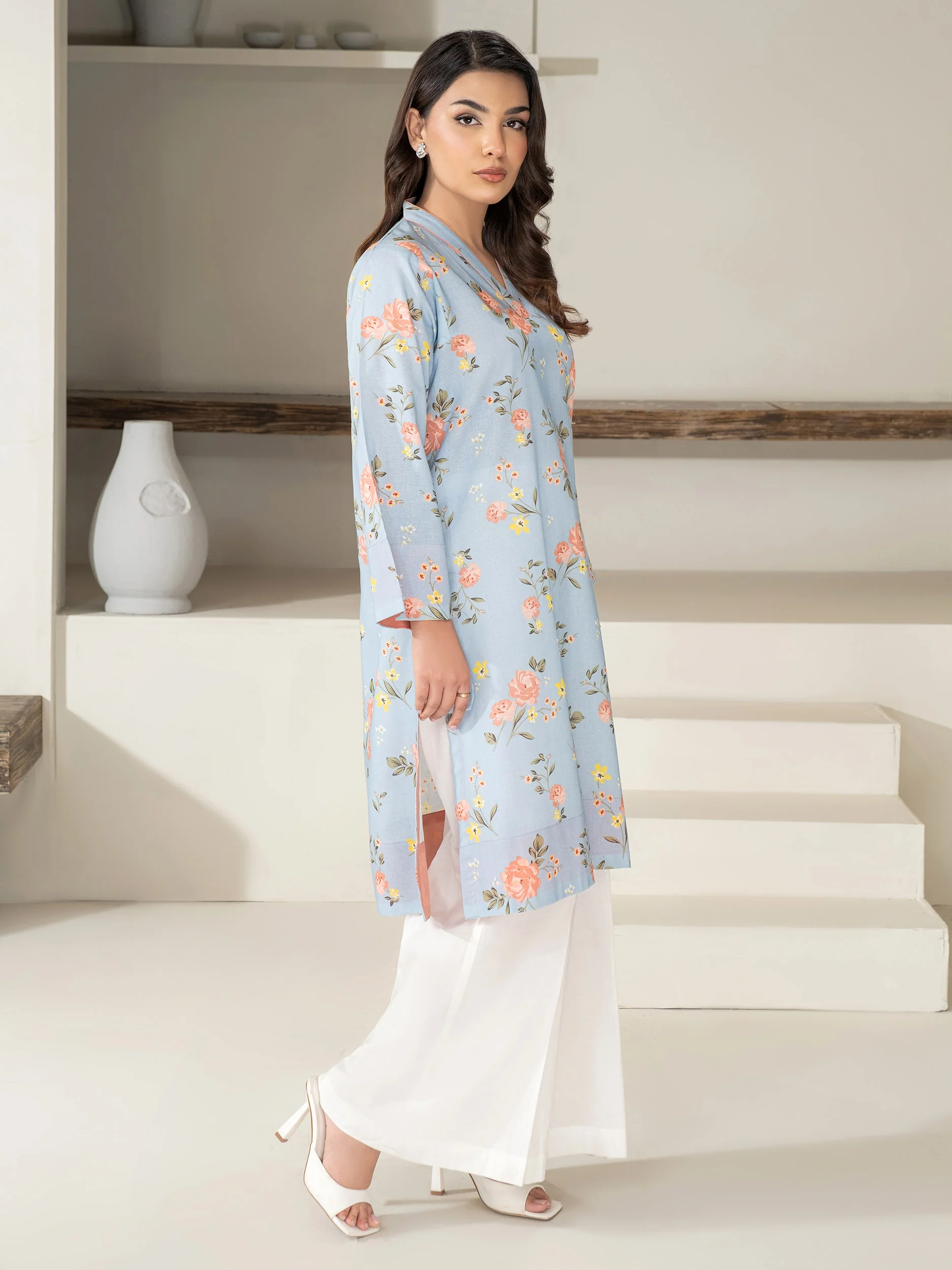 Khaddar Shirt-Printed (Unstitched) - Image 4