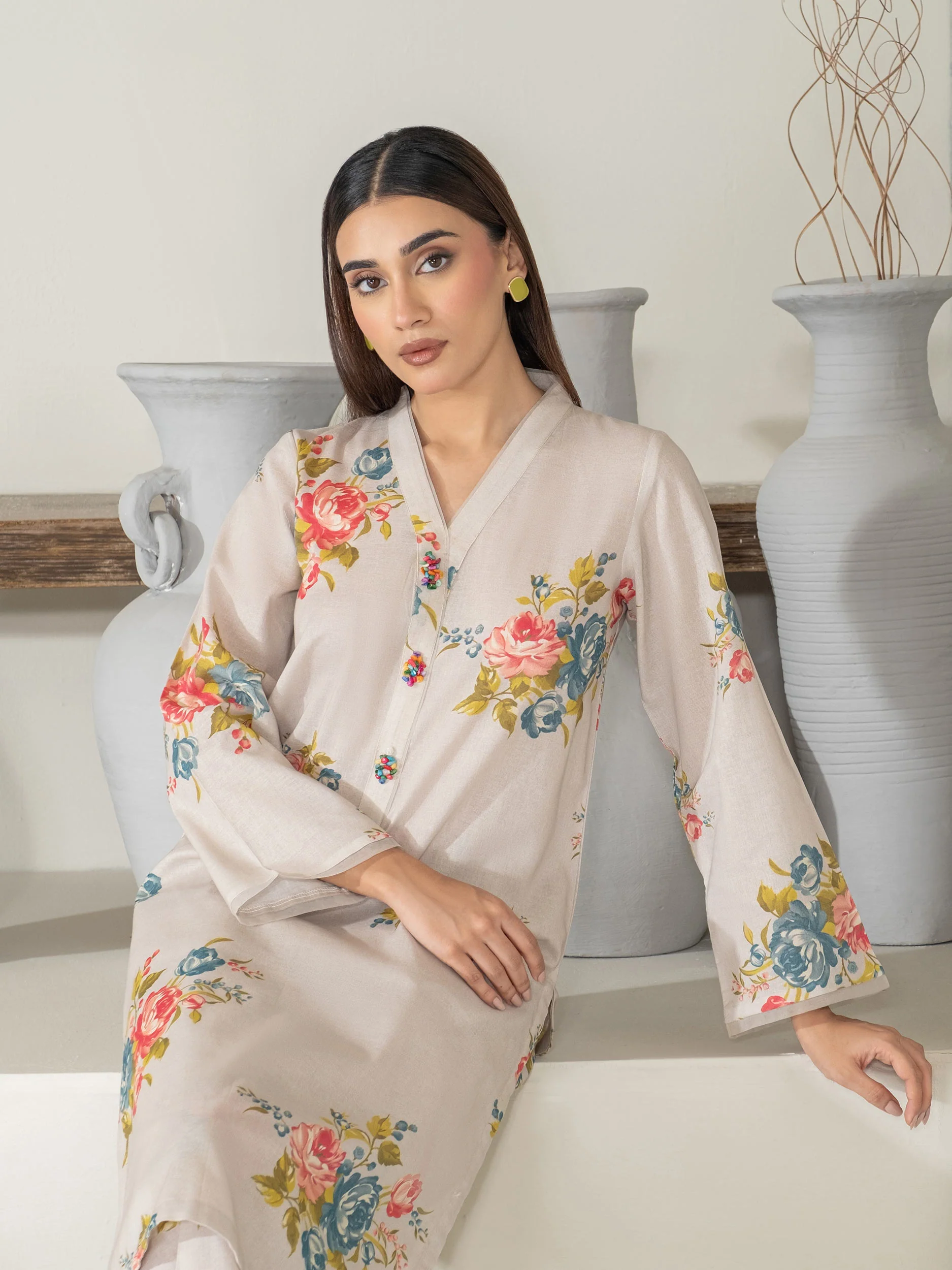 Khaddar Shirt-Printed (Unstitched) - Image 2