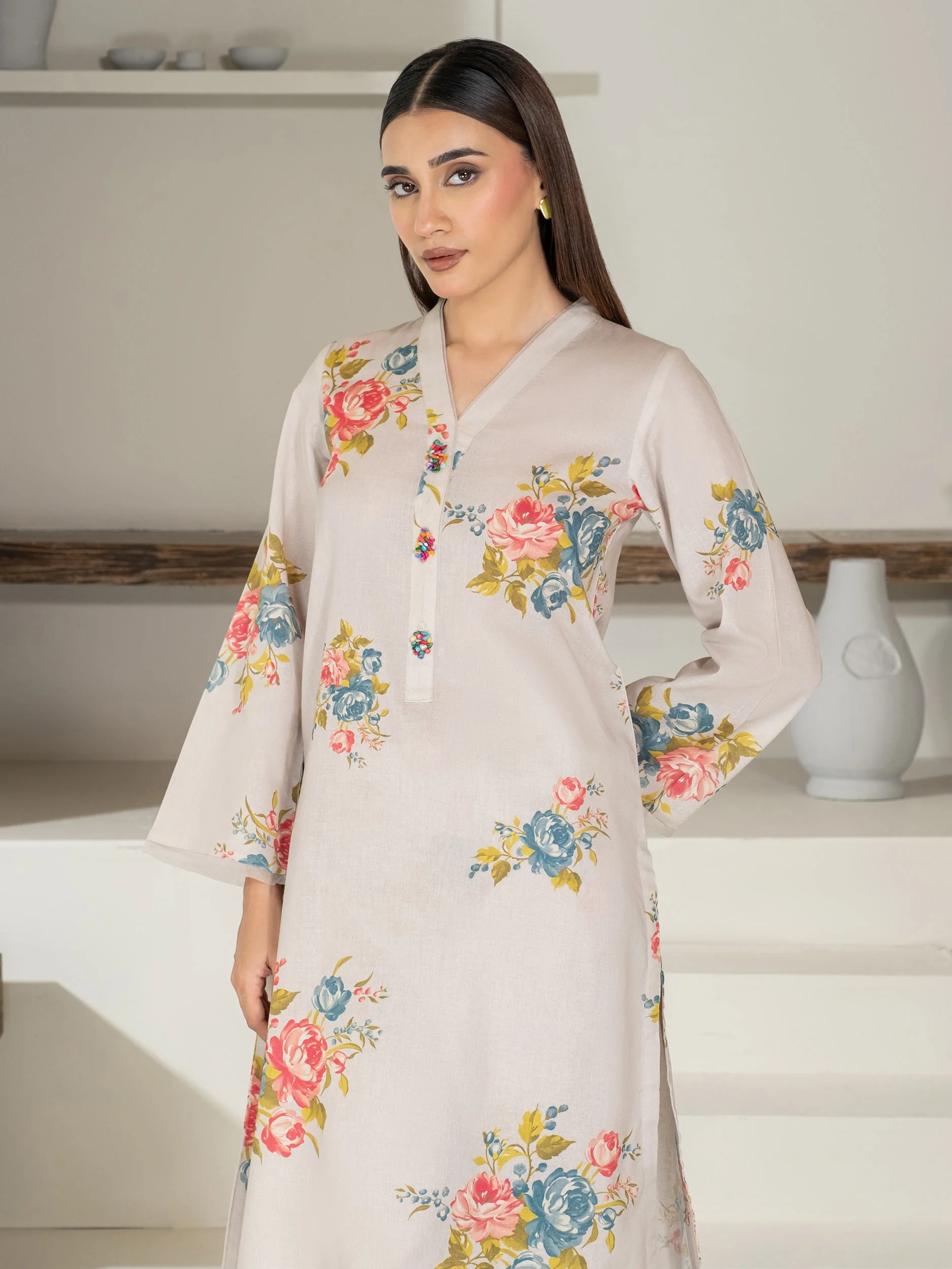 Khaddar Shirt-Printed (Unstitched) - Image 3
