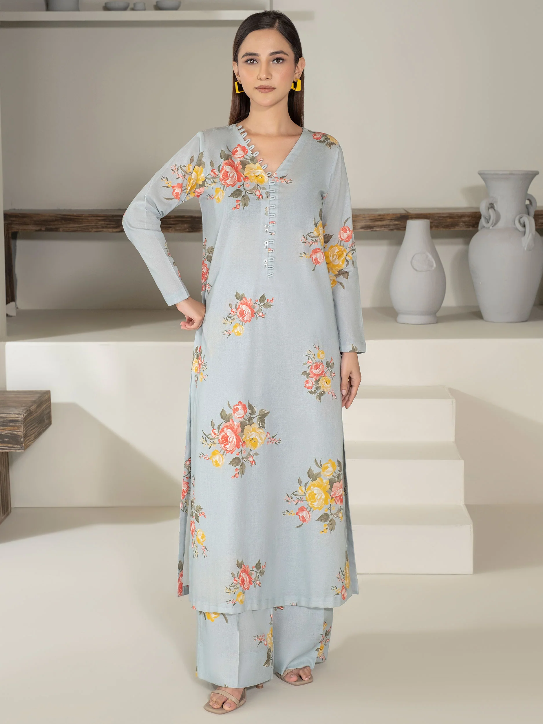 Khaddar Shirt-Printed (Unstitched) - Image 2