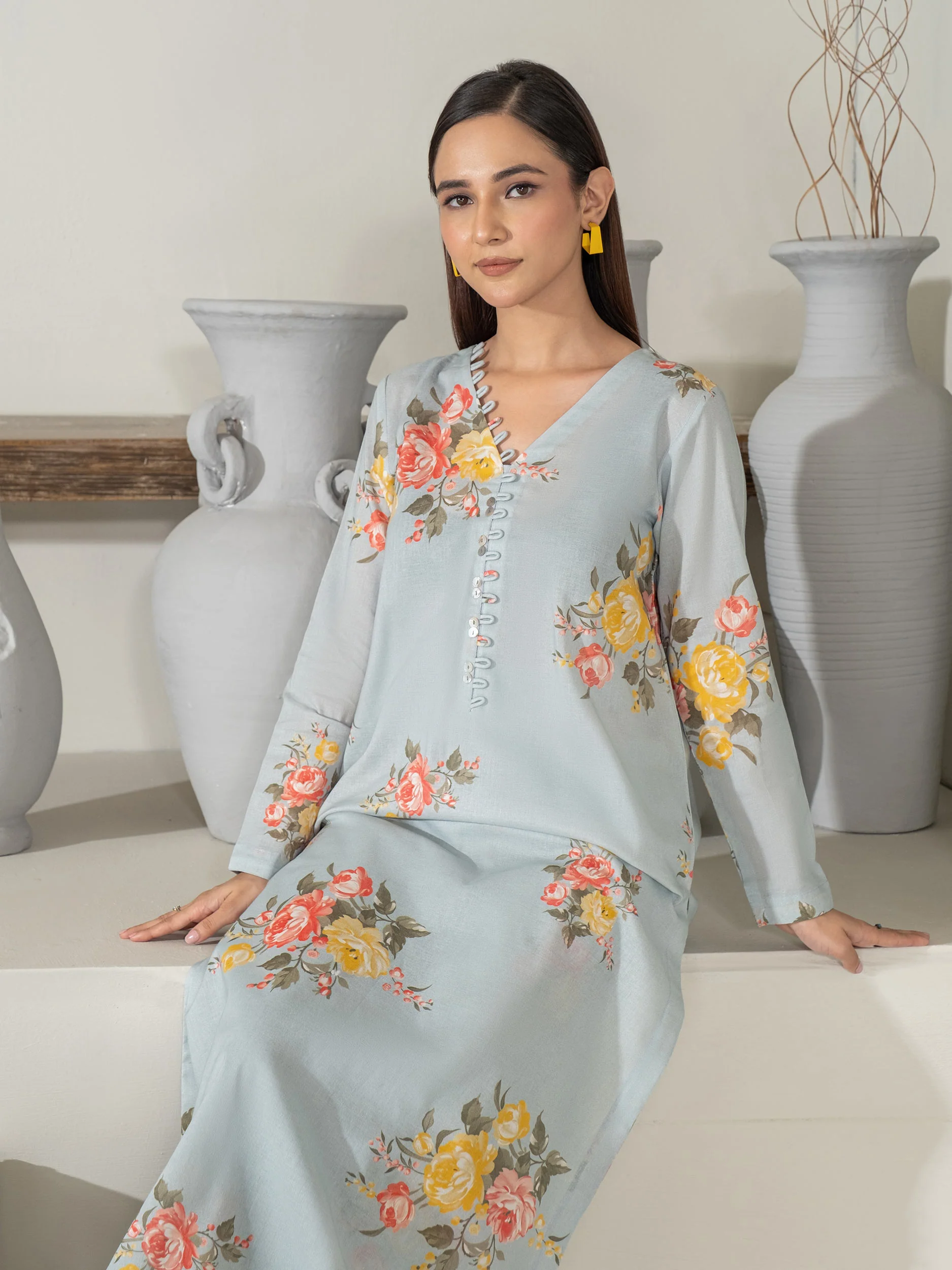 Khaddar Shirt-Printed (Unstitched) - Image 5