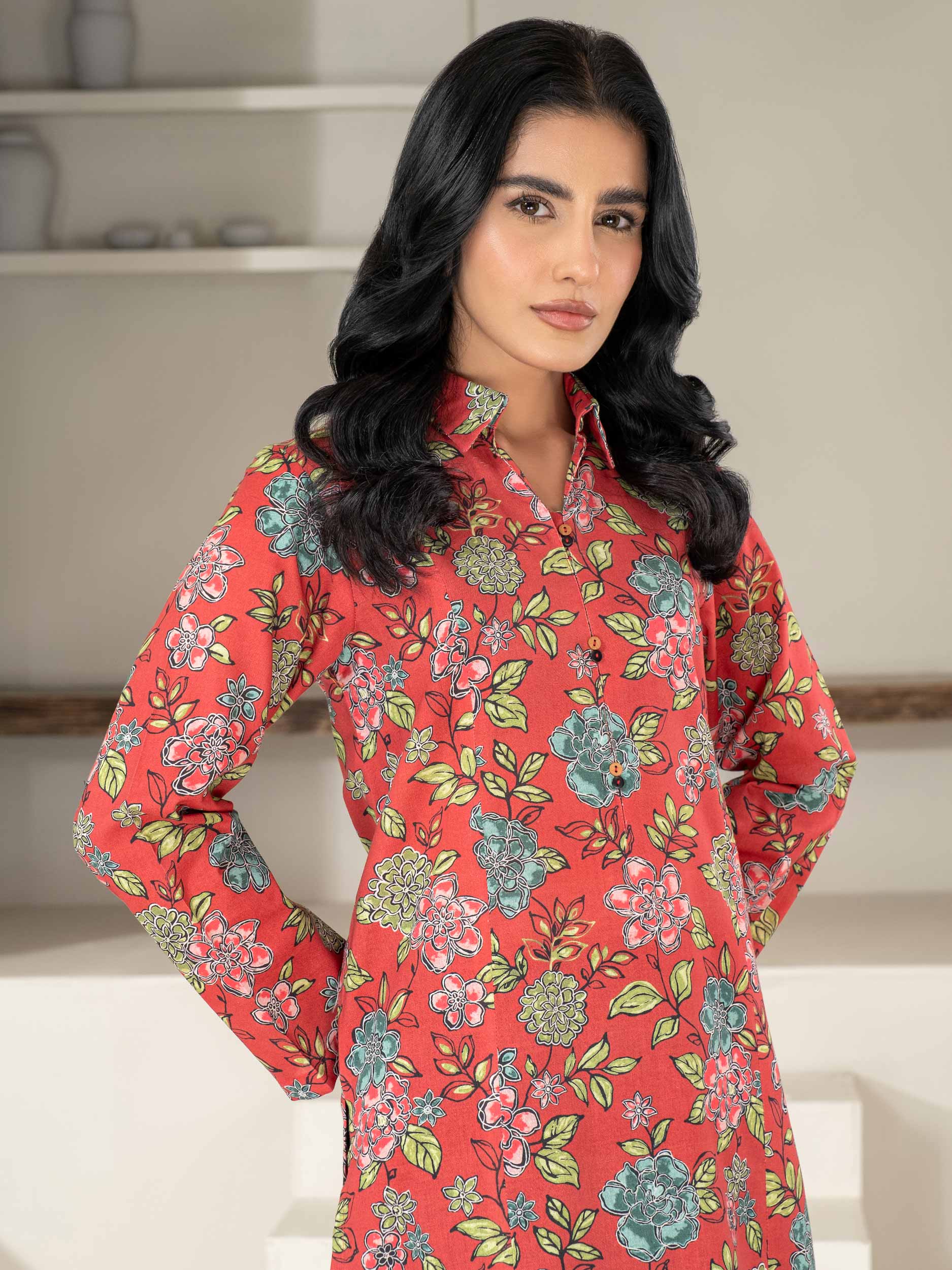 Khaddar Shirt-Printed (Unstitched) - Image 2