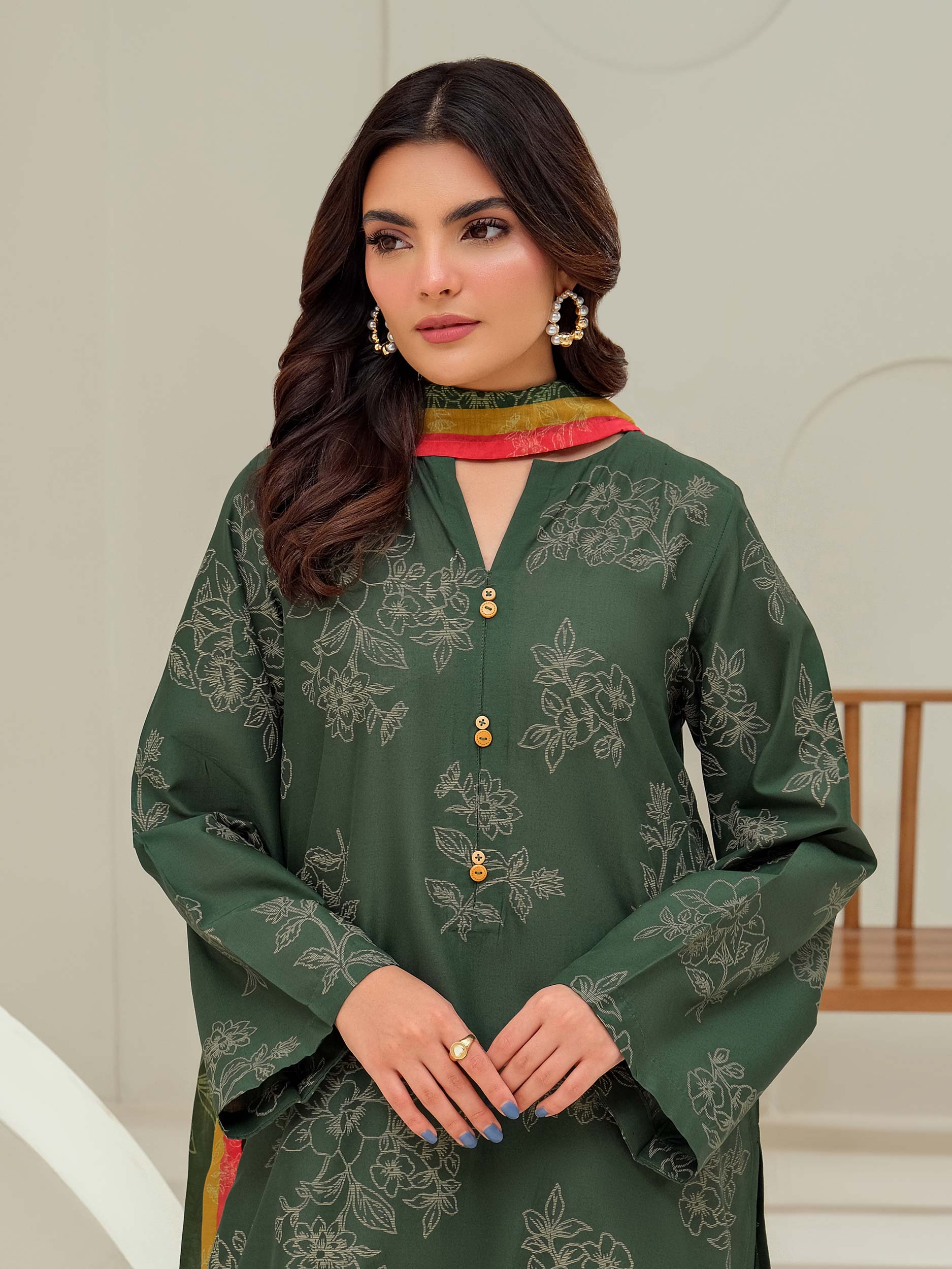 3 Piece Lawn Suit-Paste Print (Unstitched) - Image 4