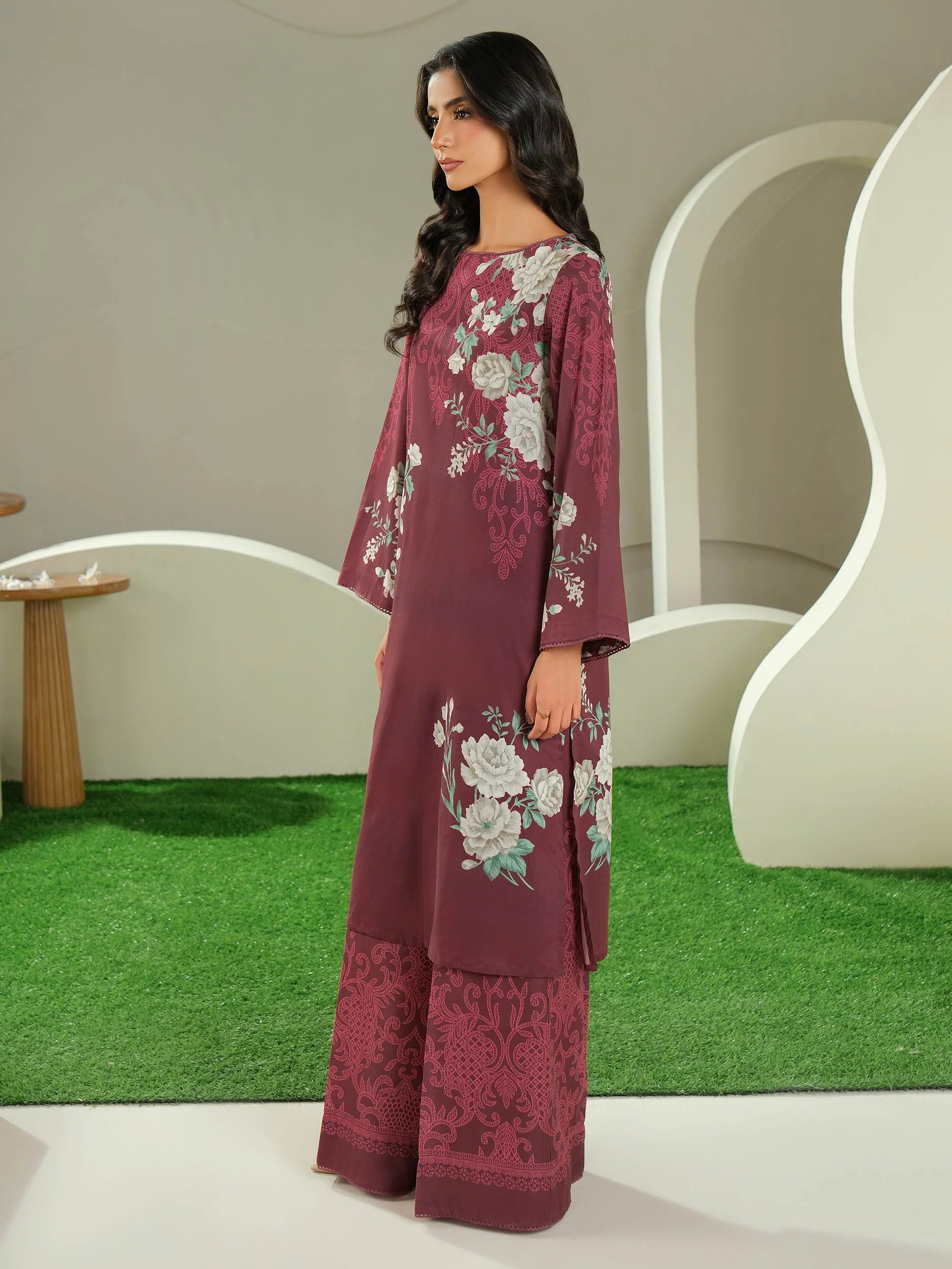 2 Piece Lawn Suit-Printed (Unstitched) - Image 5