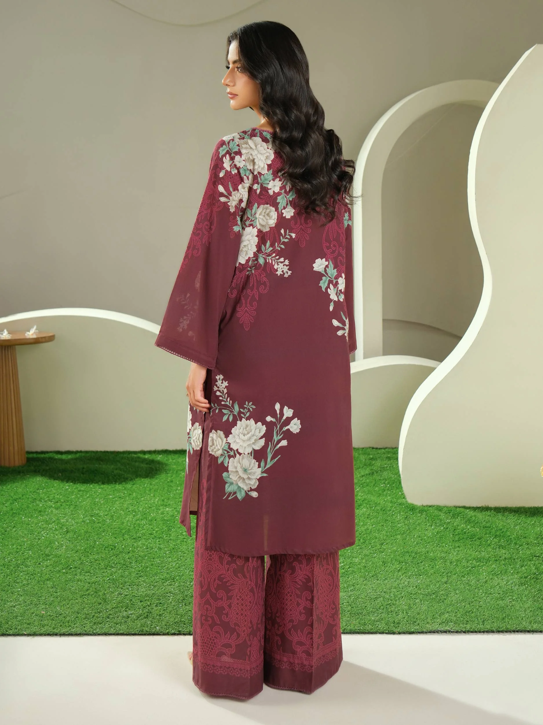 2 Piece Lawn Suit-Printed (Unstitched) - Image 7