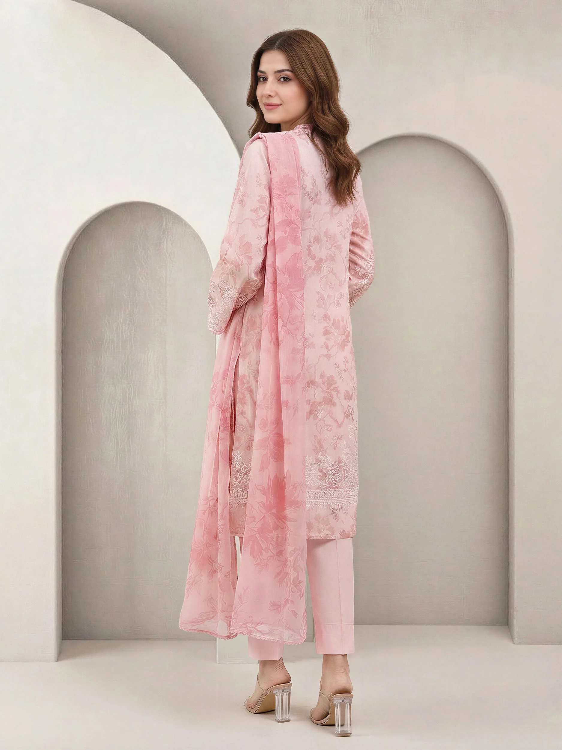 2 Piece Lawn Suit (Unstitched) - Image 3
