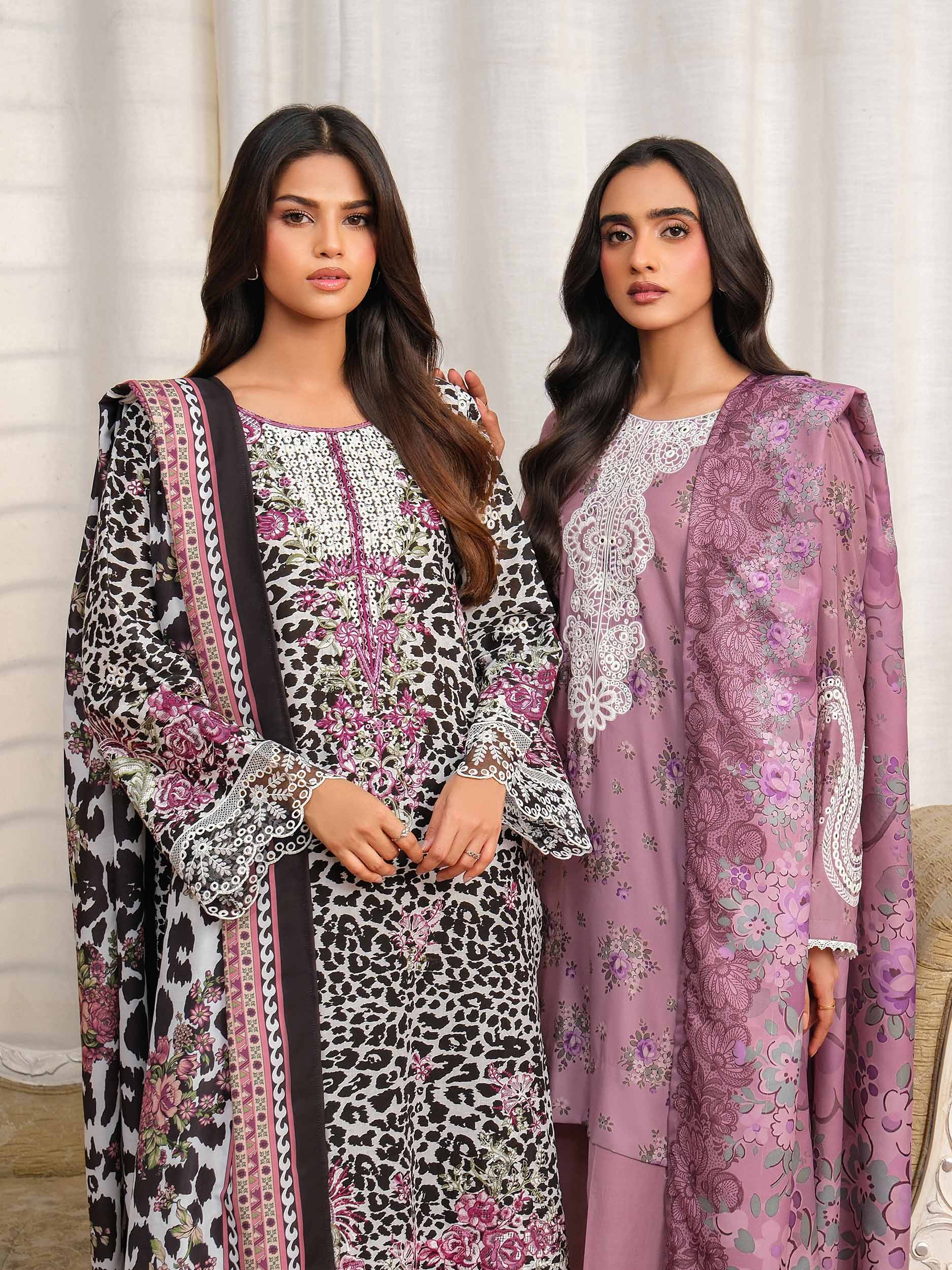3 Piece Khaddar Suit-Embroidered (Unstitched) - Image 7