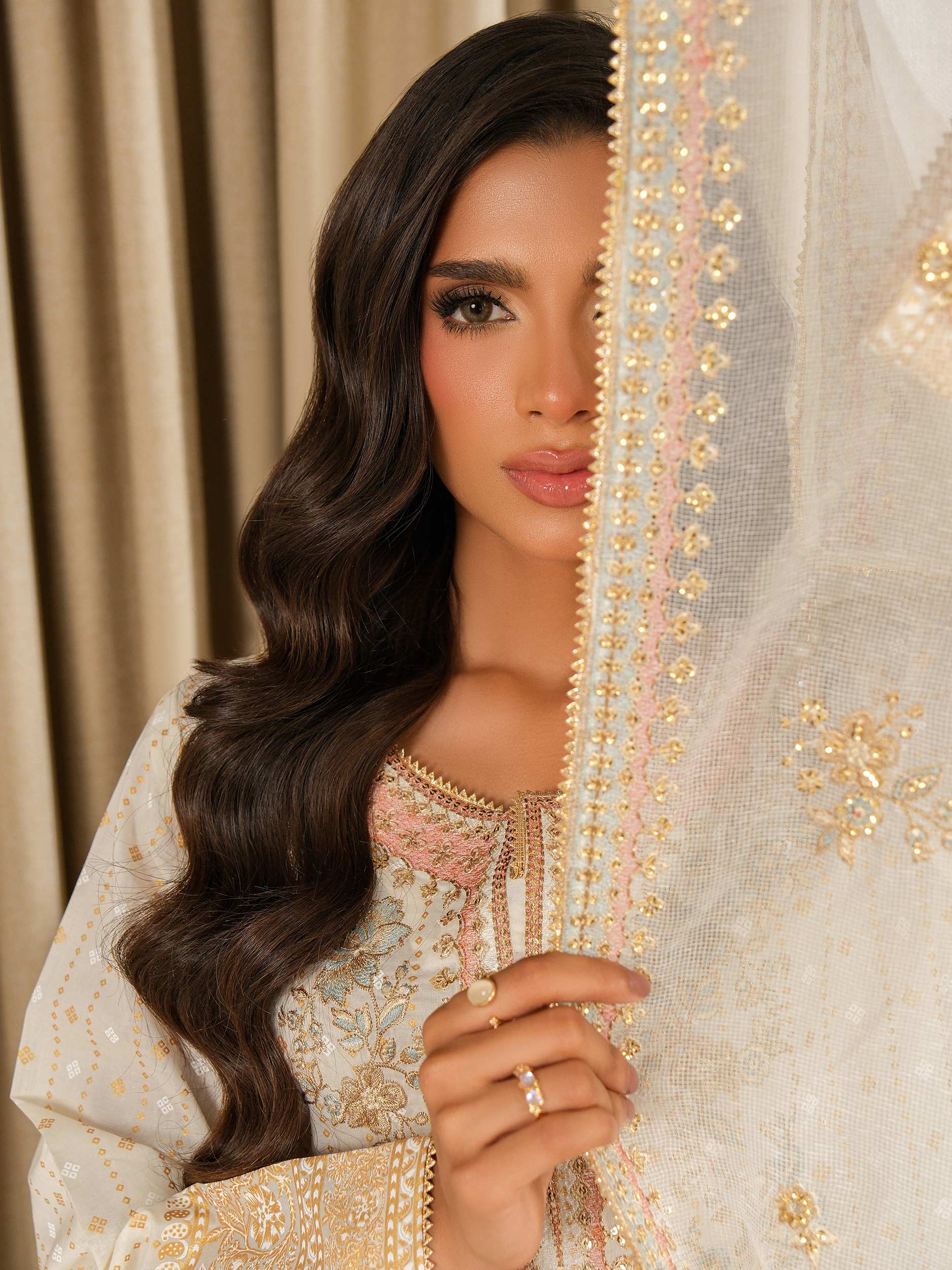 3 Piece Lawn Suit-Embroidered (Unstitched) - Image 6