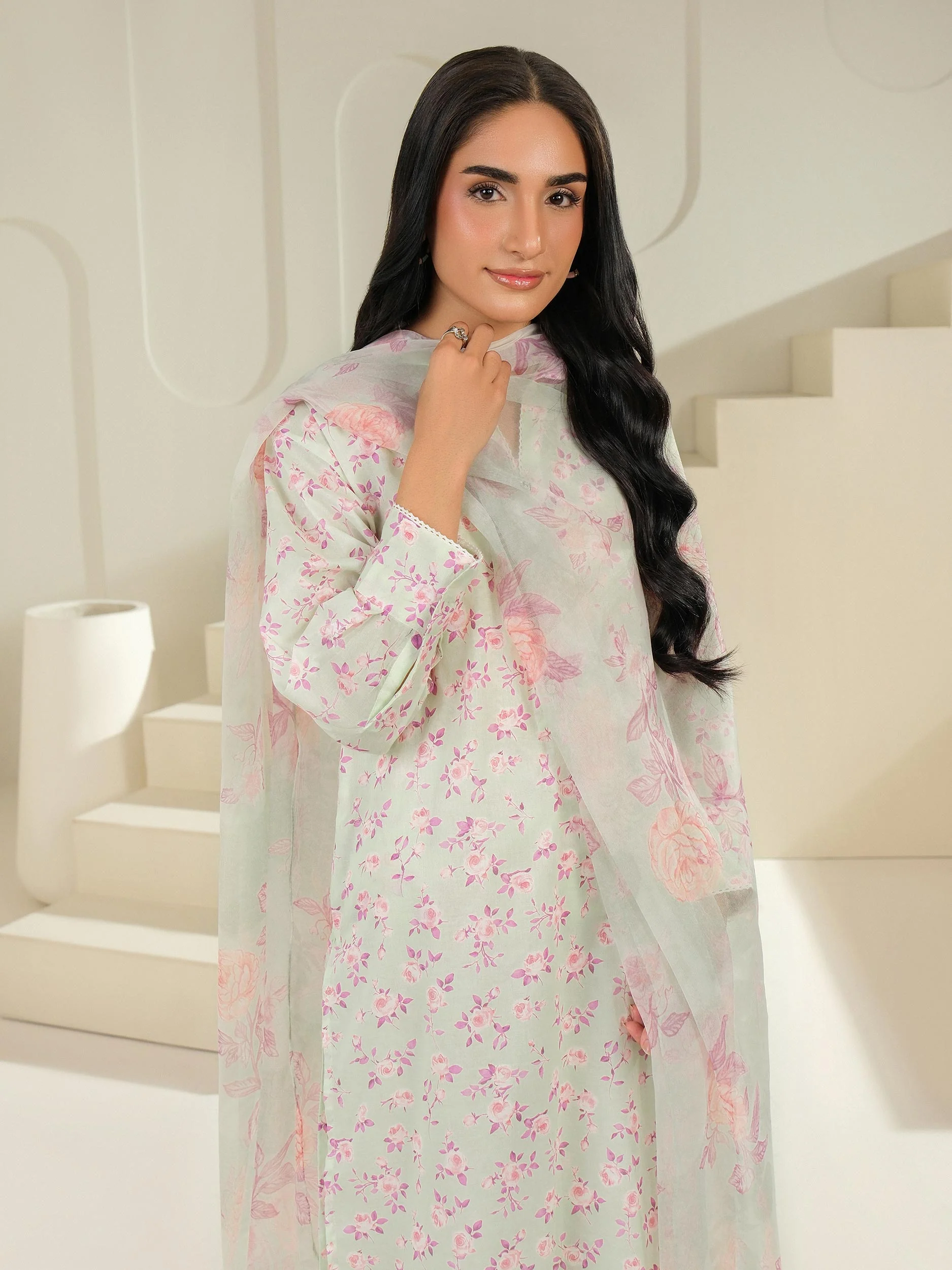 3 Piece Lawn Suit-Printed (Unstitched) - Image 6