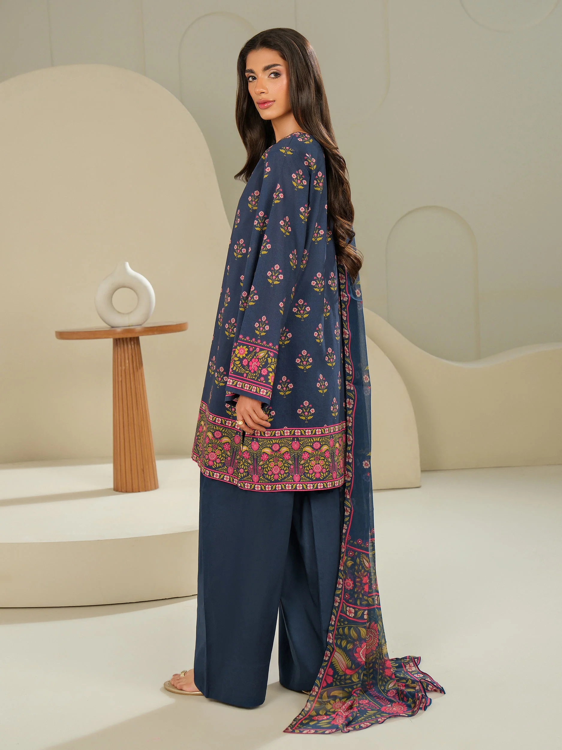 3 Piece Lawn Suit-Printed (Unstitched) - Image 6