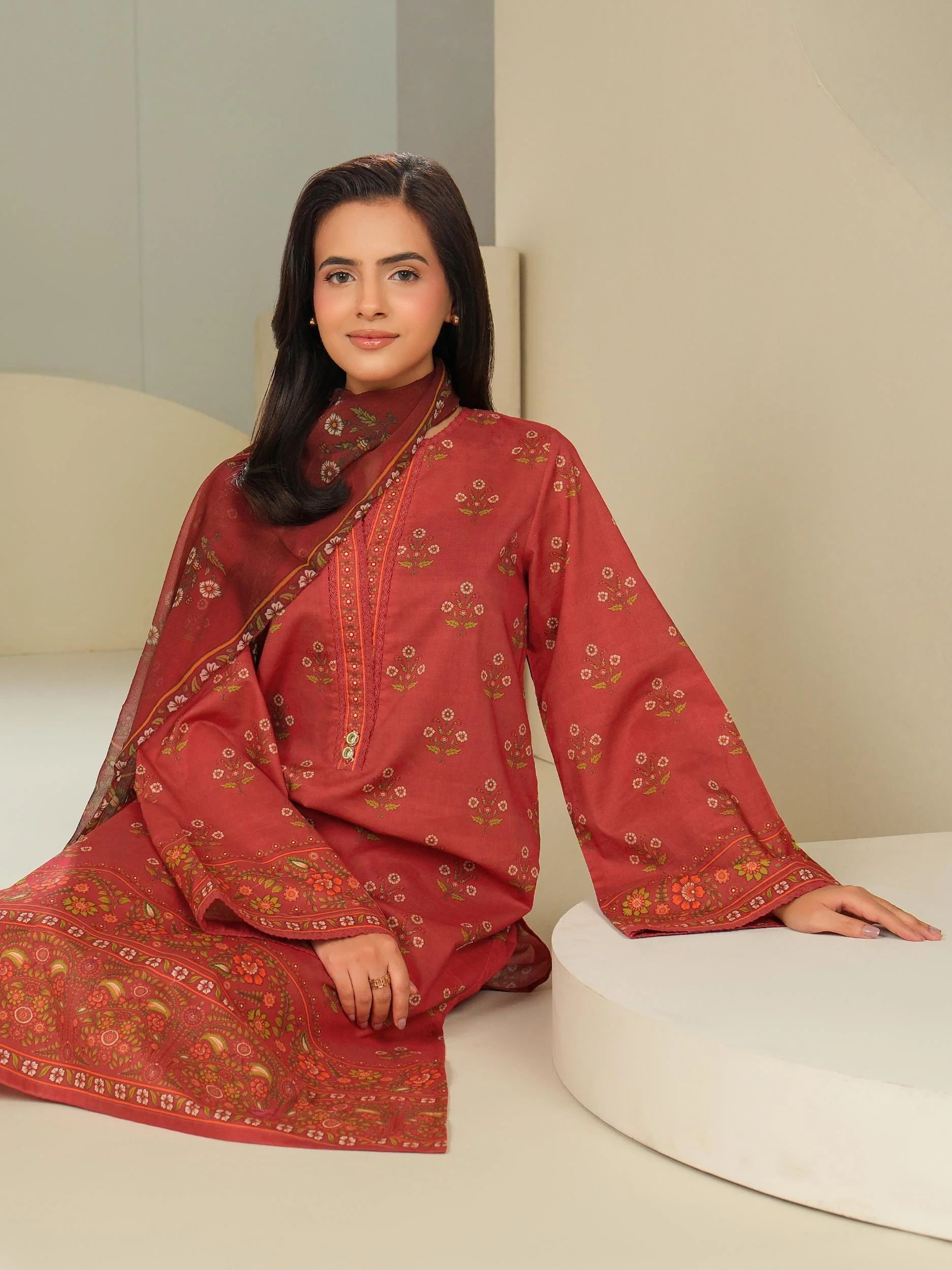 3 Piece Lawn Suit-Printed (Unstitched) - Image 6