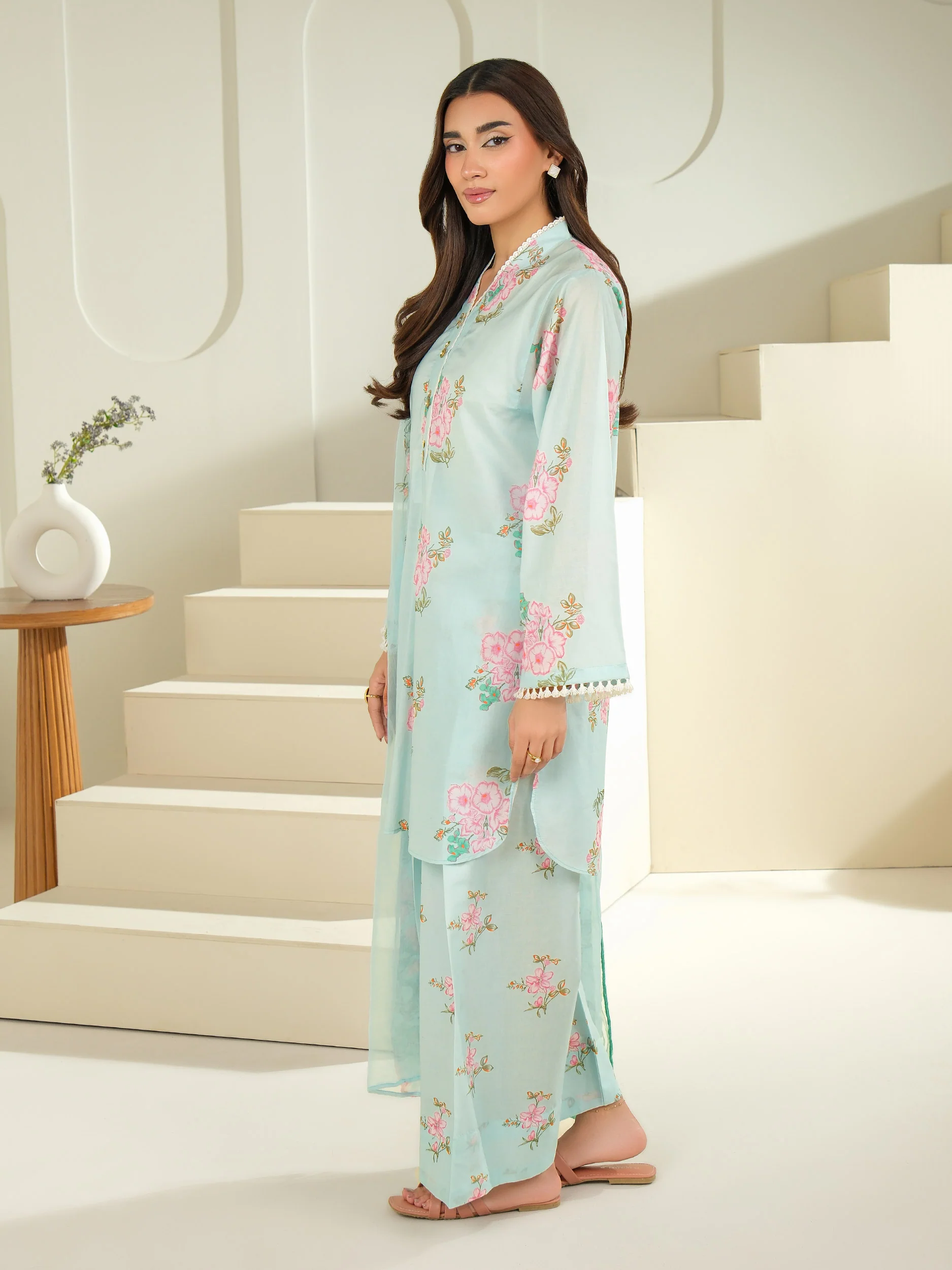 3 Piece Lawn Suit-Printed (Unstitched) - Image 4