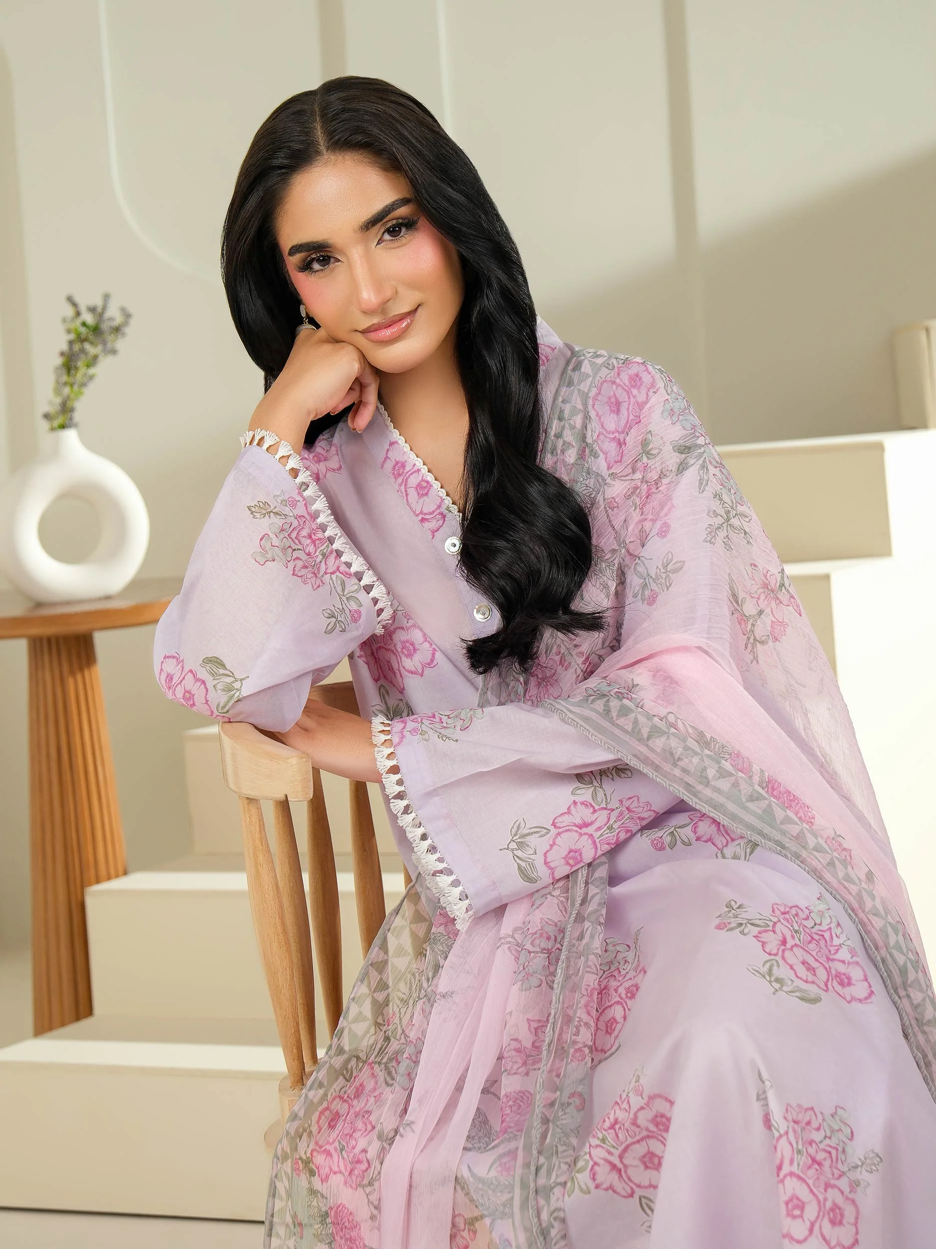 3 Piece Lawn Suit-Printed (Unstitched) - Image 6