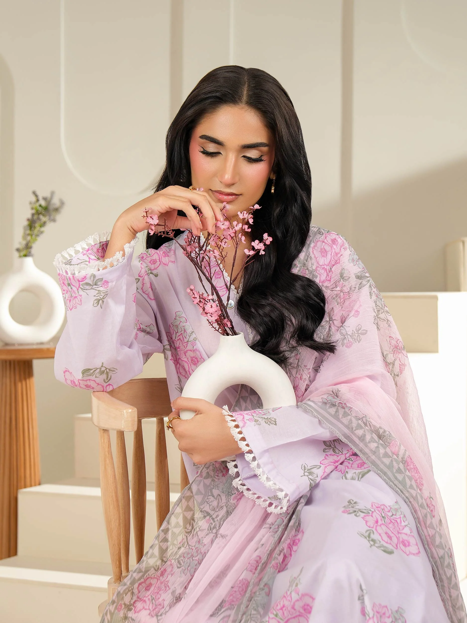 3 Piece Lawn Suit-Printed (Unstitched) - Image 8