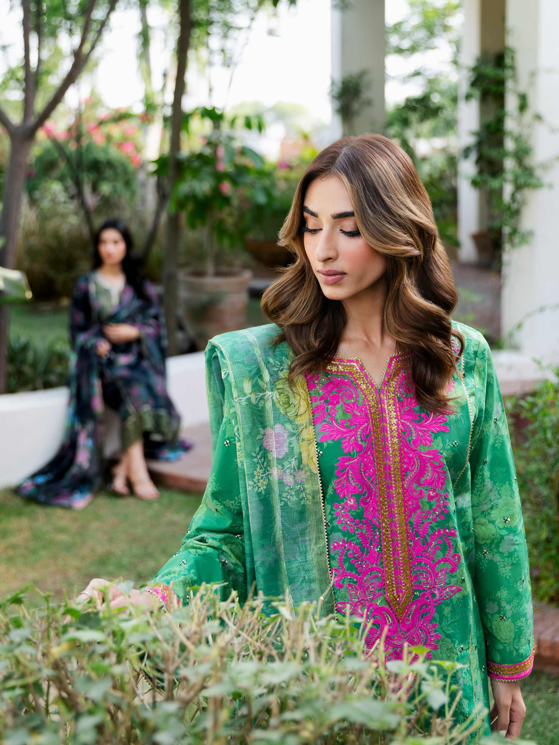 3 Piece Lawn Suit-Embroidered (Unstitched) - Image 8