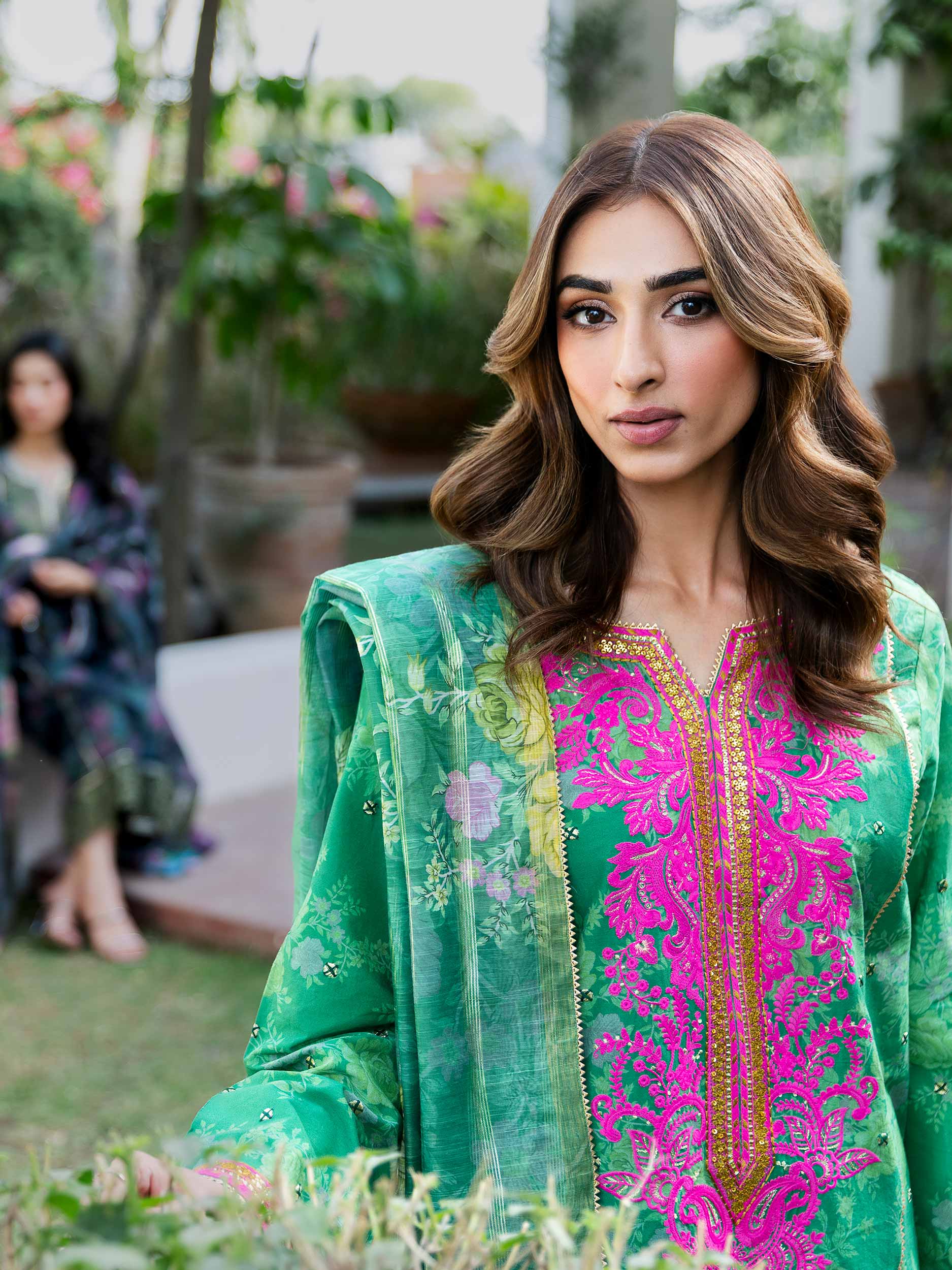 3 Piece Lawn Suit-Embroidered (Unstitched) - Image 9