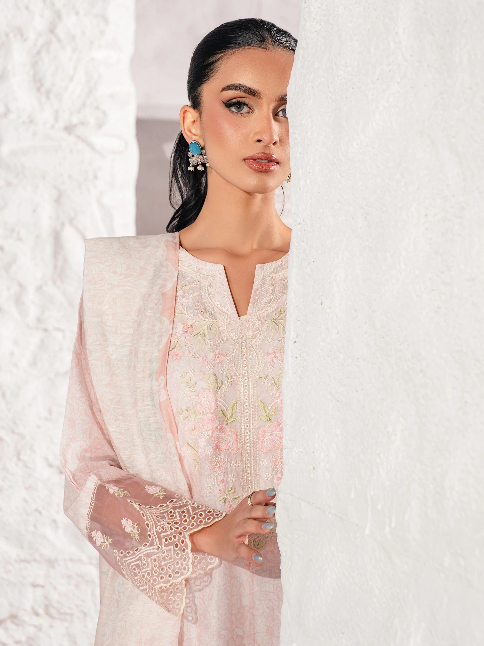 3 Piece Lawn Suit-Embroidered (Unstitched) - Image 2