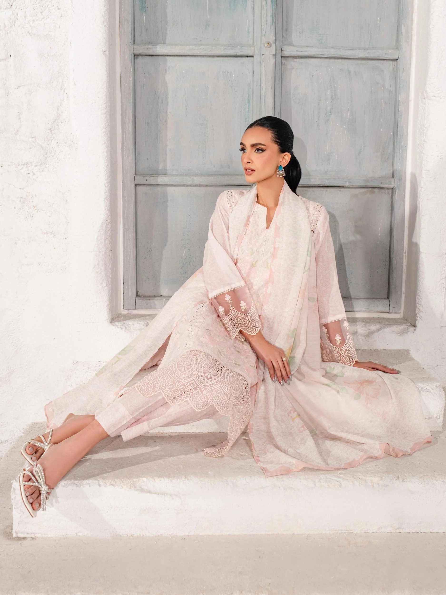 3 Piece Lawn Suit-Embroidered (Unstitched) - Image 5