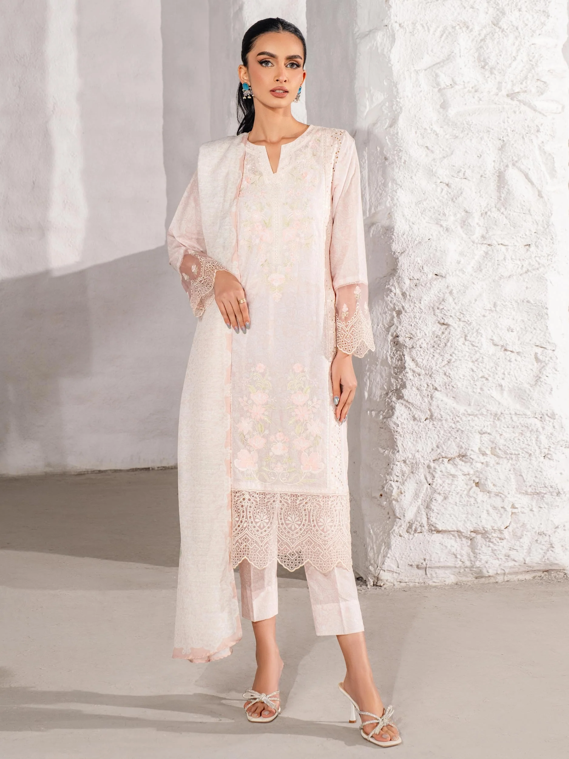 3 Piece Lawn Suit-Embroidered (Unstitched) - Image 6