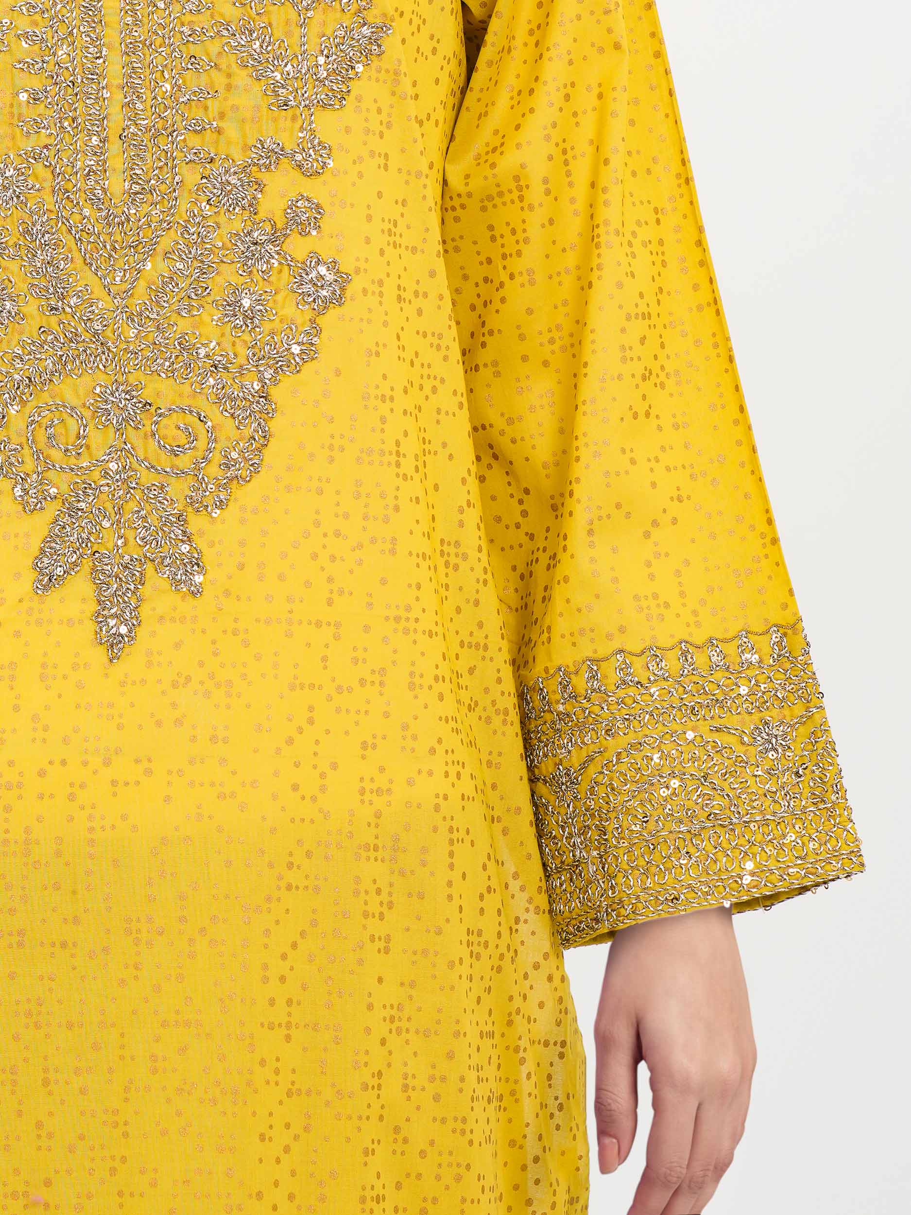 3 Piece Lawn Suit-Embroidered (Unstitched) - Image 5