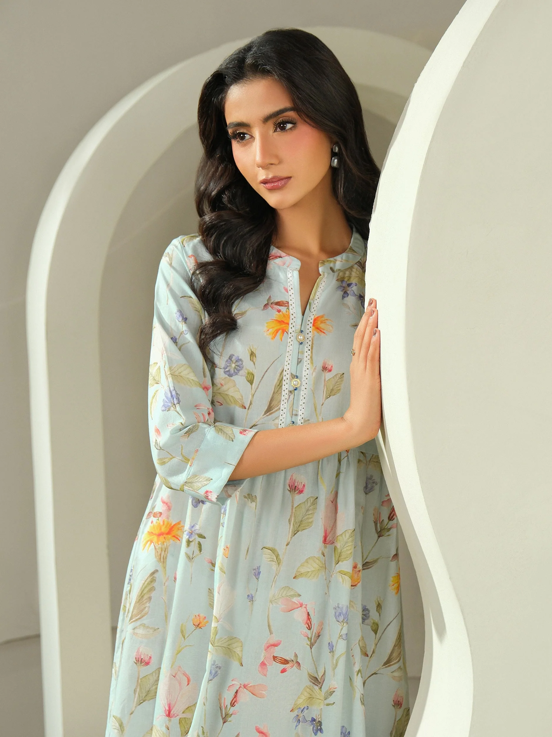 Cambric Shirt-Printed (Unstitched) - Image 6