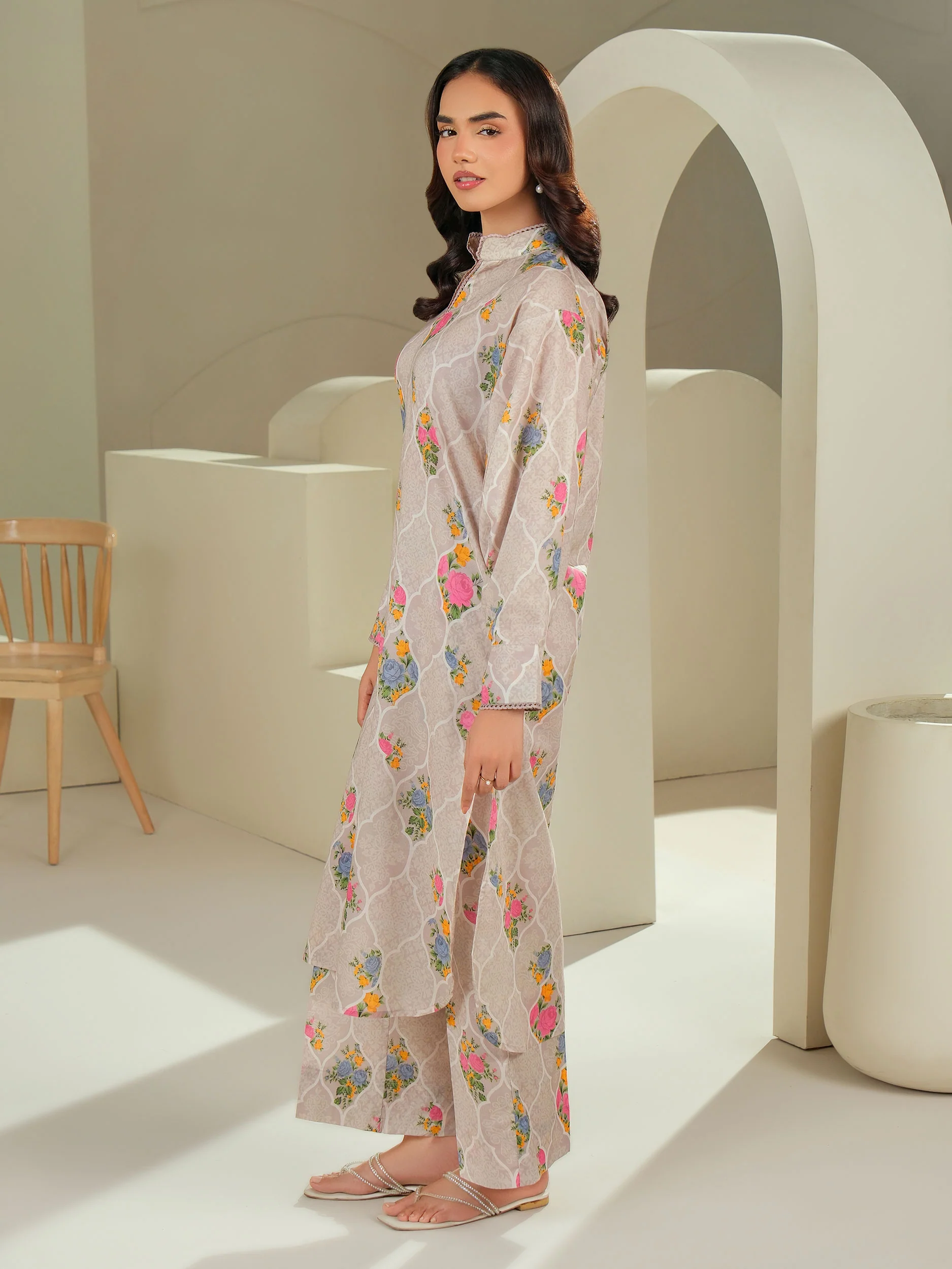 Lawn Shirt-Printed (Unstitched) - Image 3