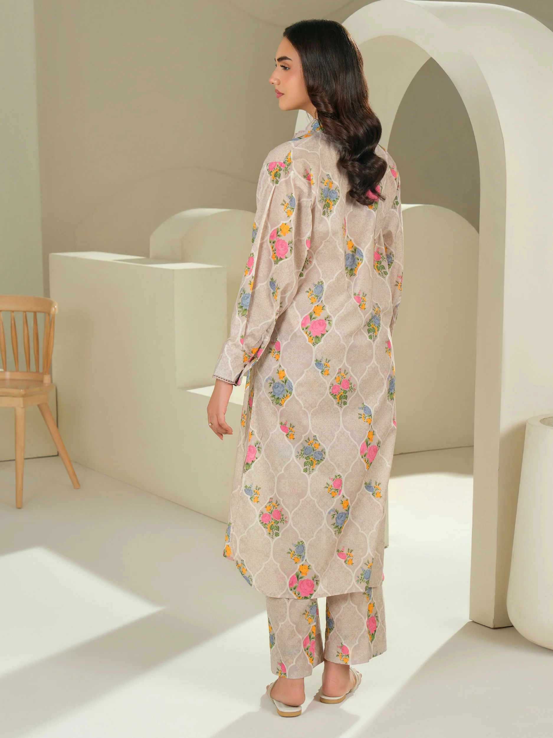 Lawn Shirt-Printed (Unstitched) - Image 4