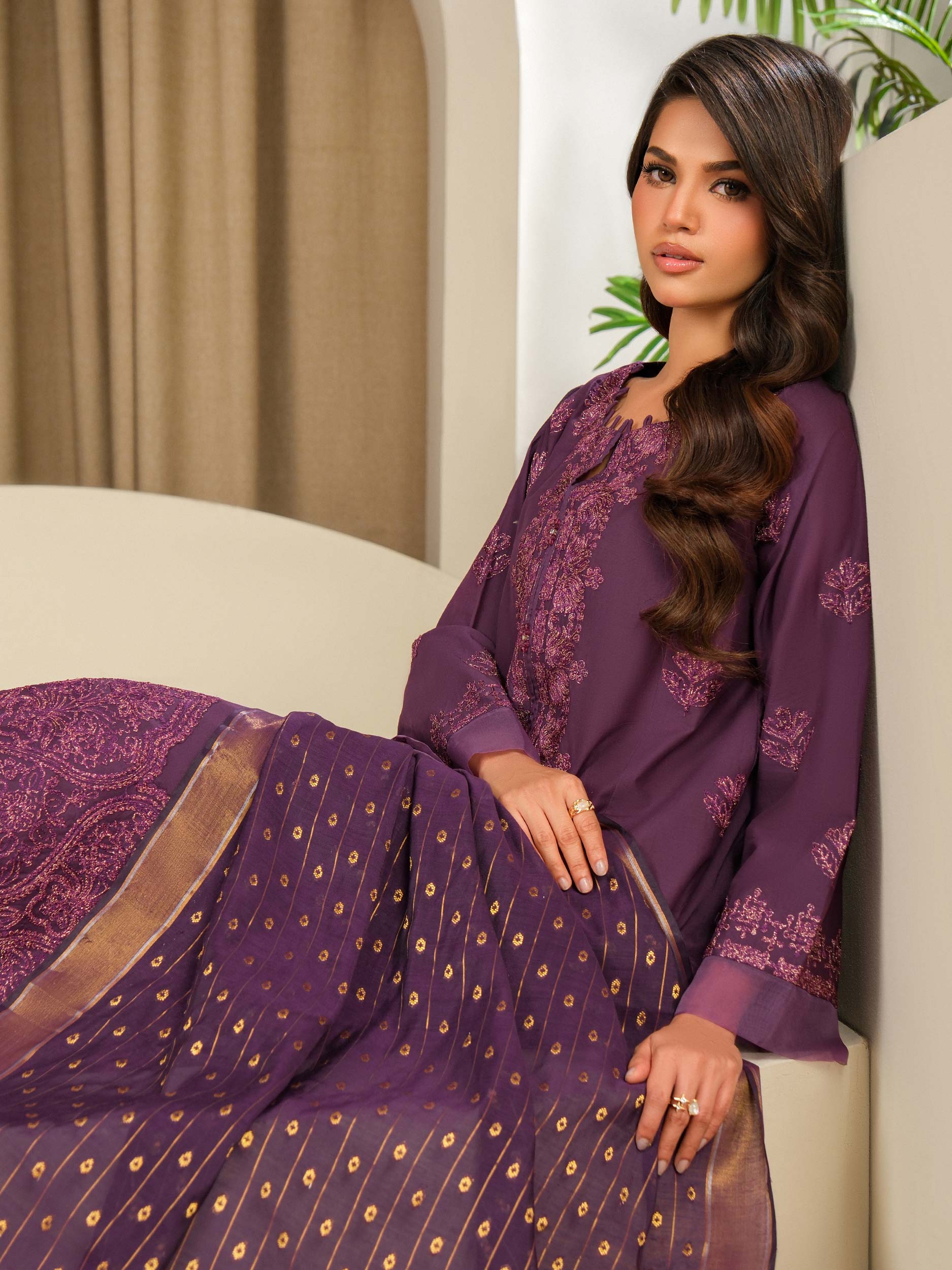 3 Piece Lawn Suit-Embroidered (Unstitched) - Image 6