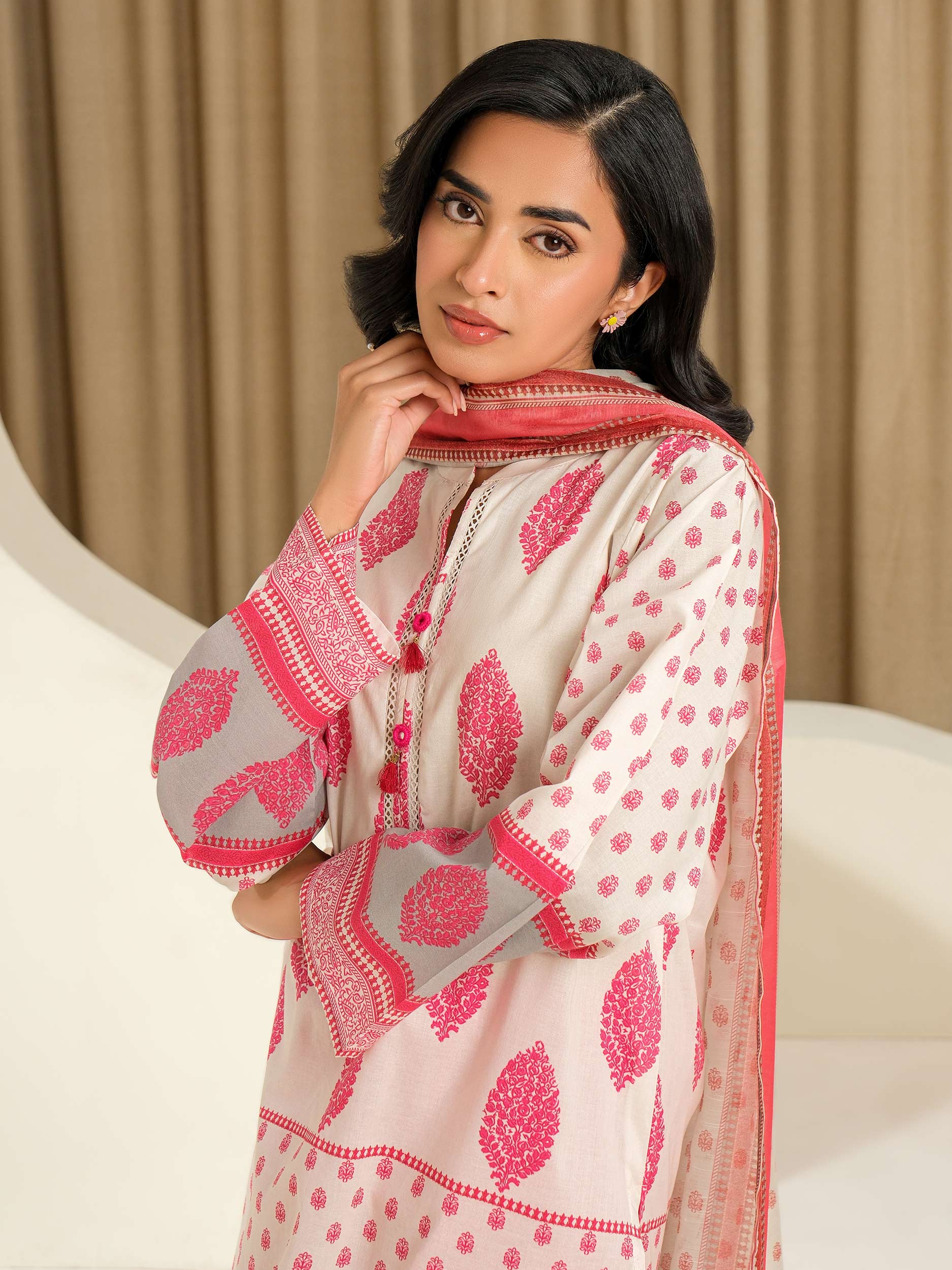 2 Piece Lawn Suit-Printed (Unstitched) - Image 2